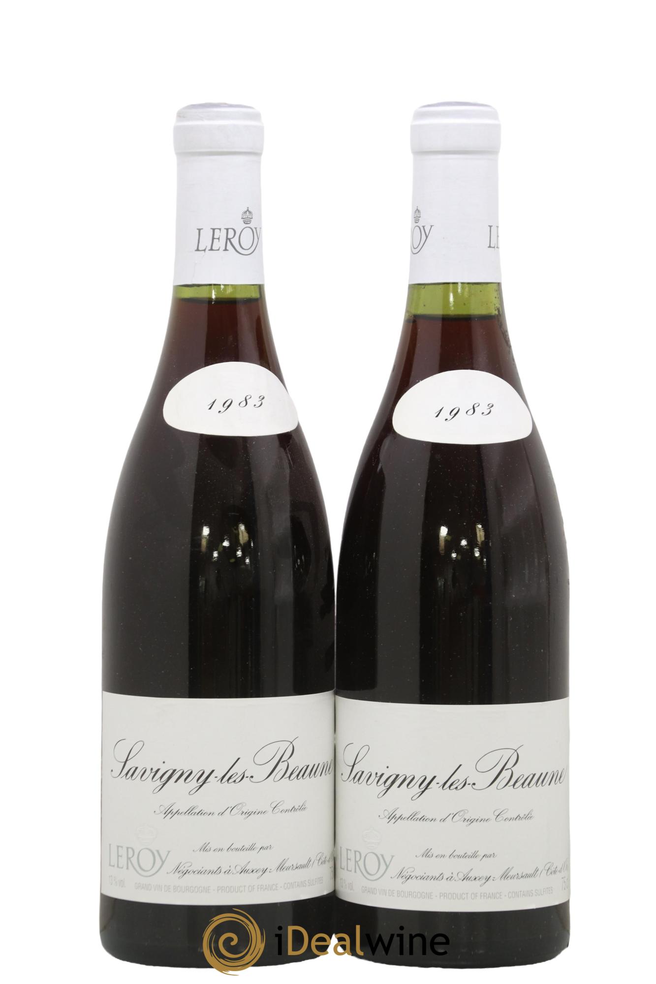 Savigny-lès-Beaune Leroy SA 1983 - Lot de 2 bouteilles - 0