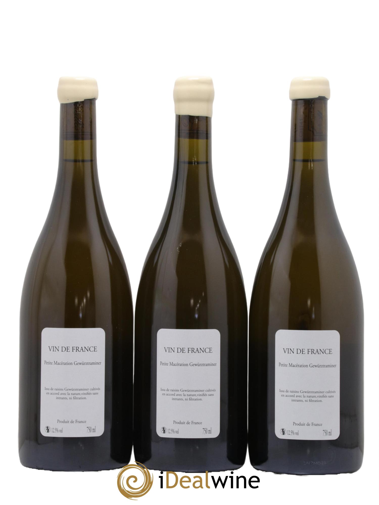 Vin de France Petite Maceration Gewurztraminer PMG Le Dos D Chat Fabrice Dodane - Lot de 3 bouteilles - 1