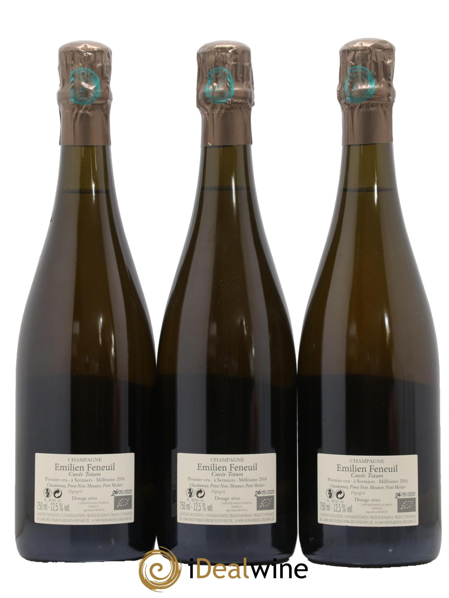 Cuvée Totum Emilien Feneuil 2016 - Lot de 3 bouteilles - 1