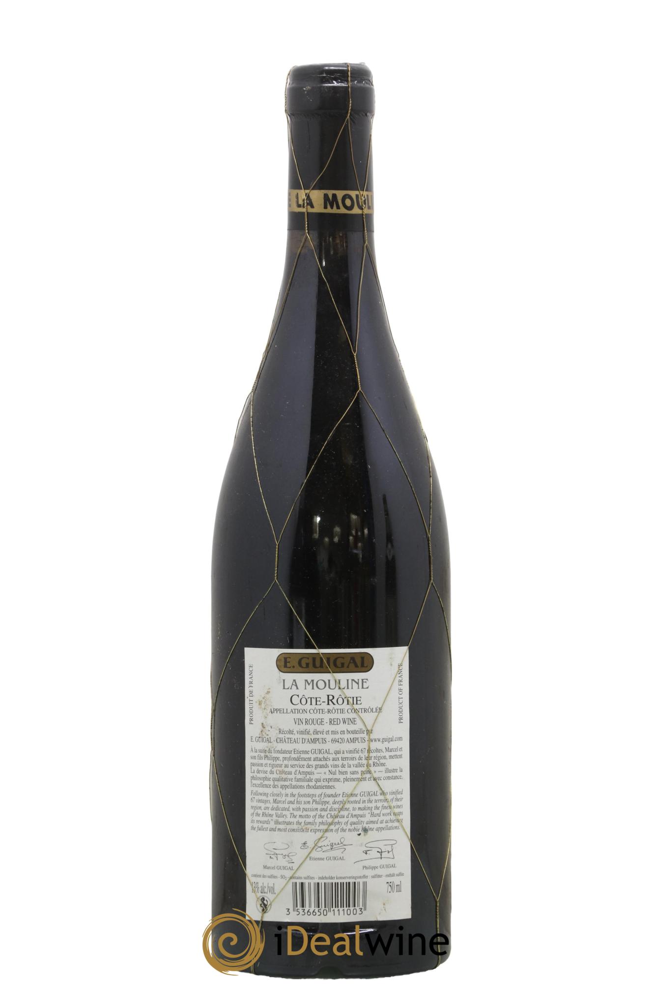 Côte-Rôtie La Mouline Guigal 2005 - Lot de 1 bouteille - 1
