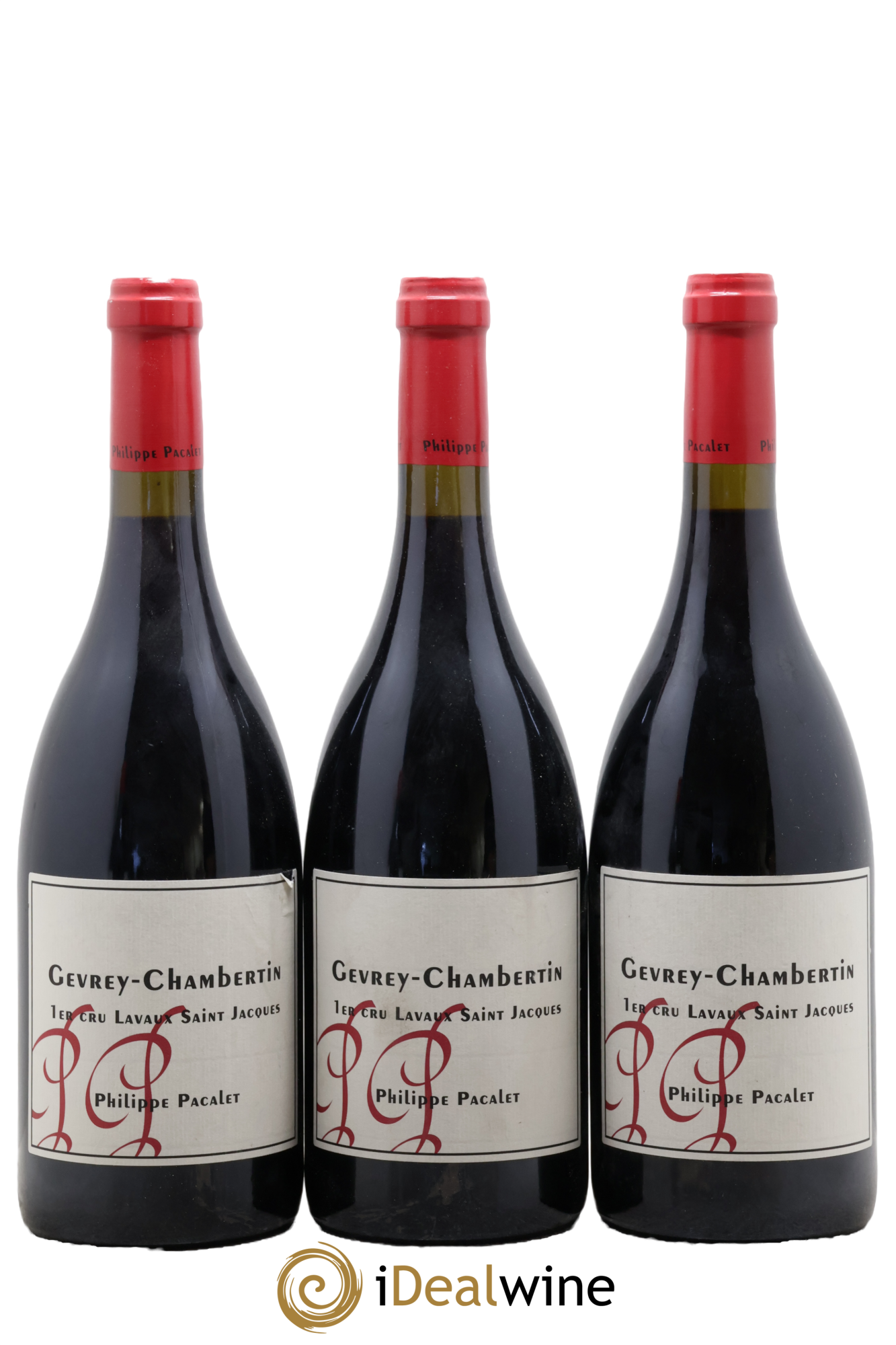 Gevrey-Chambertin 1er Cru Lavaux Saint-Jacques Philippe Pacalet 2015 - Lotto di 3 bottiglie - 0