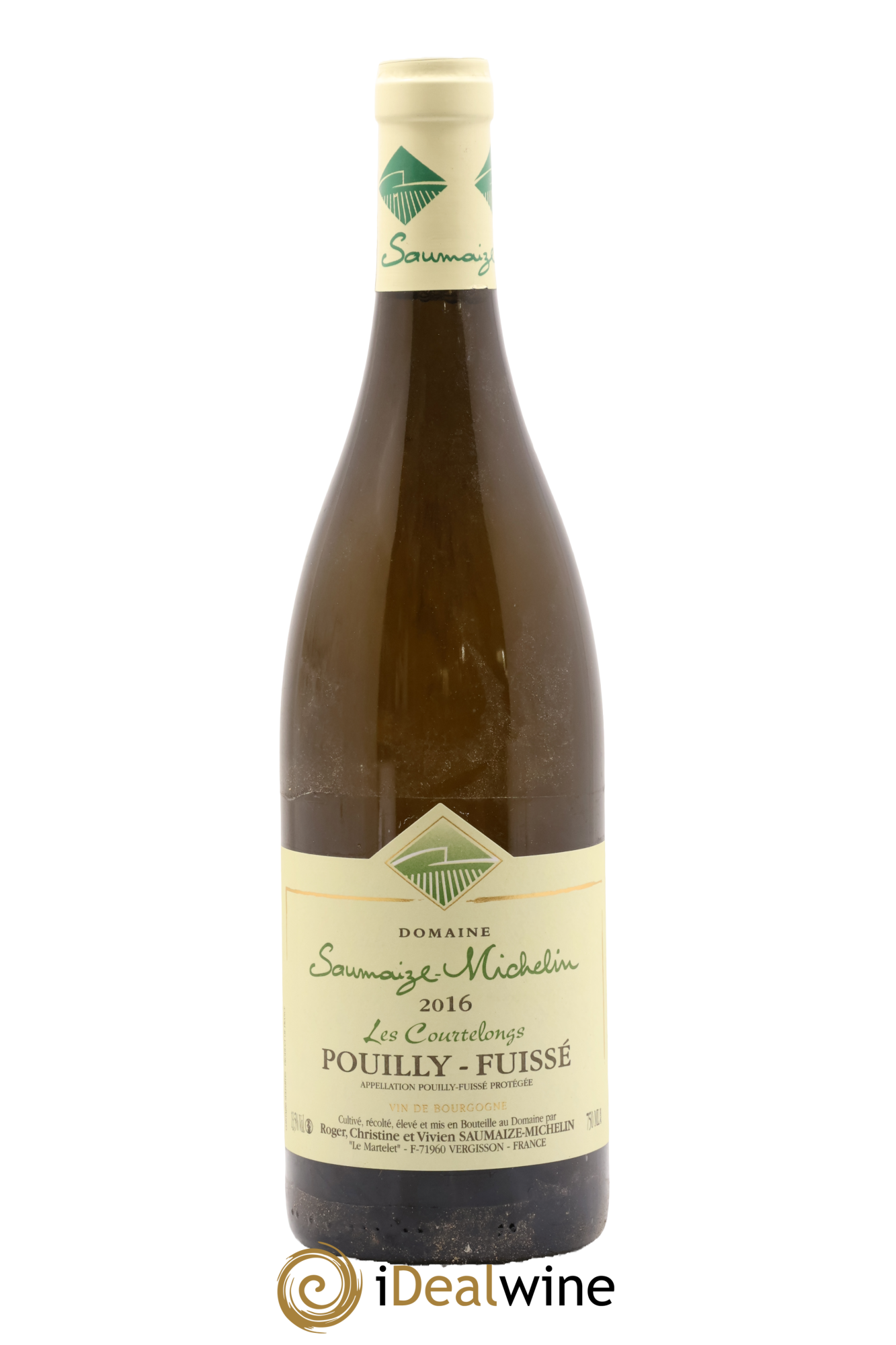 Pouilly-Fuissé Les Courtelongs Jacques et Nathalie Saumaize 2016 - Posten von 1 Flasche - 0