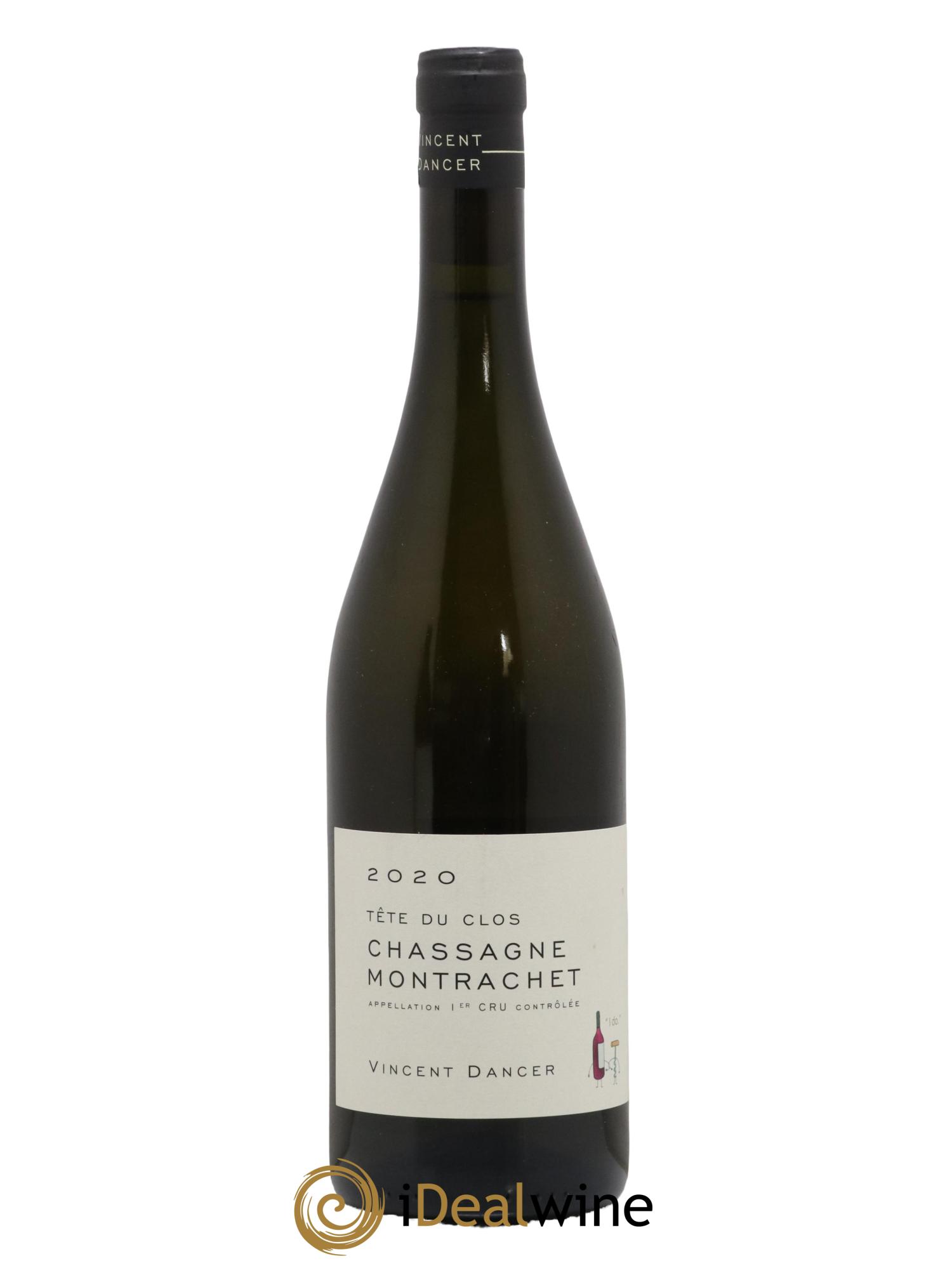 Chassagne-Montrachet 1er Cru (Morgeot) Tête du Clos Vincent Dancer 2020 - Lotto di 1 bottiglia - 0