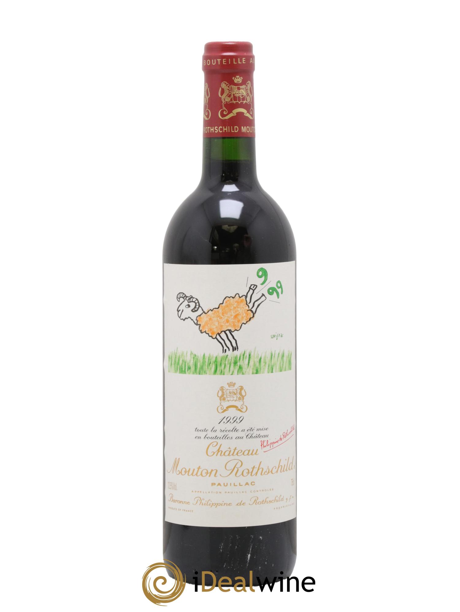 Château Mouton Rothschild 1er Grand Cru Classé 1999 - Lot of 1 bottle - 0