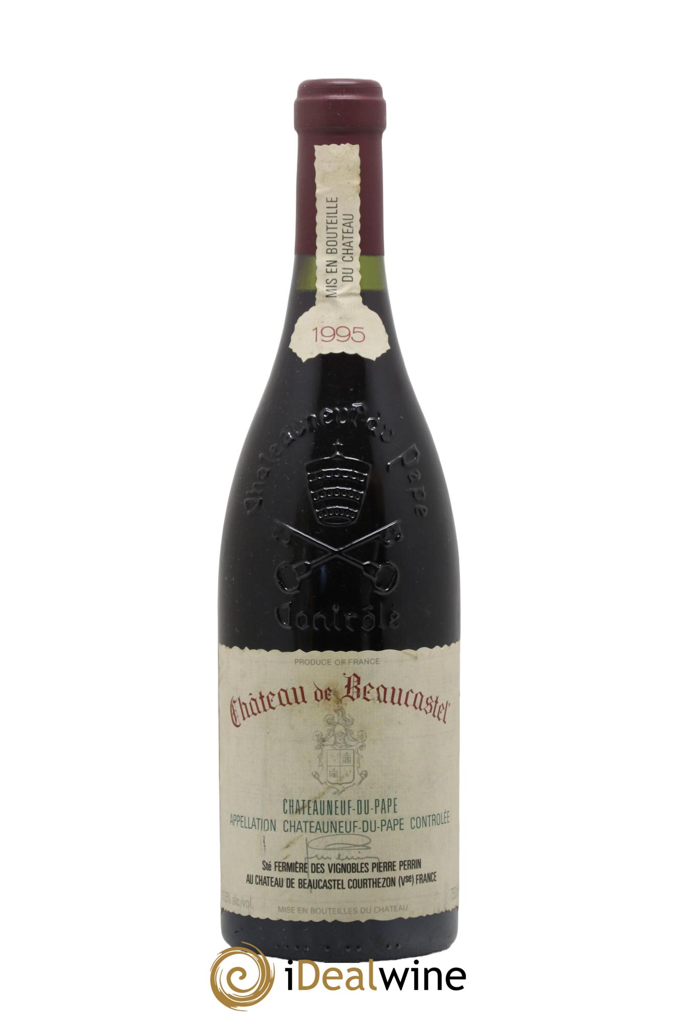 Châteauneuf-du-Pape Château de Beaucastel Famille Perrin 1995 - Lot de 1 bouteille - 0