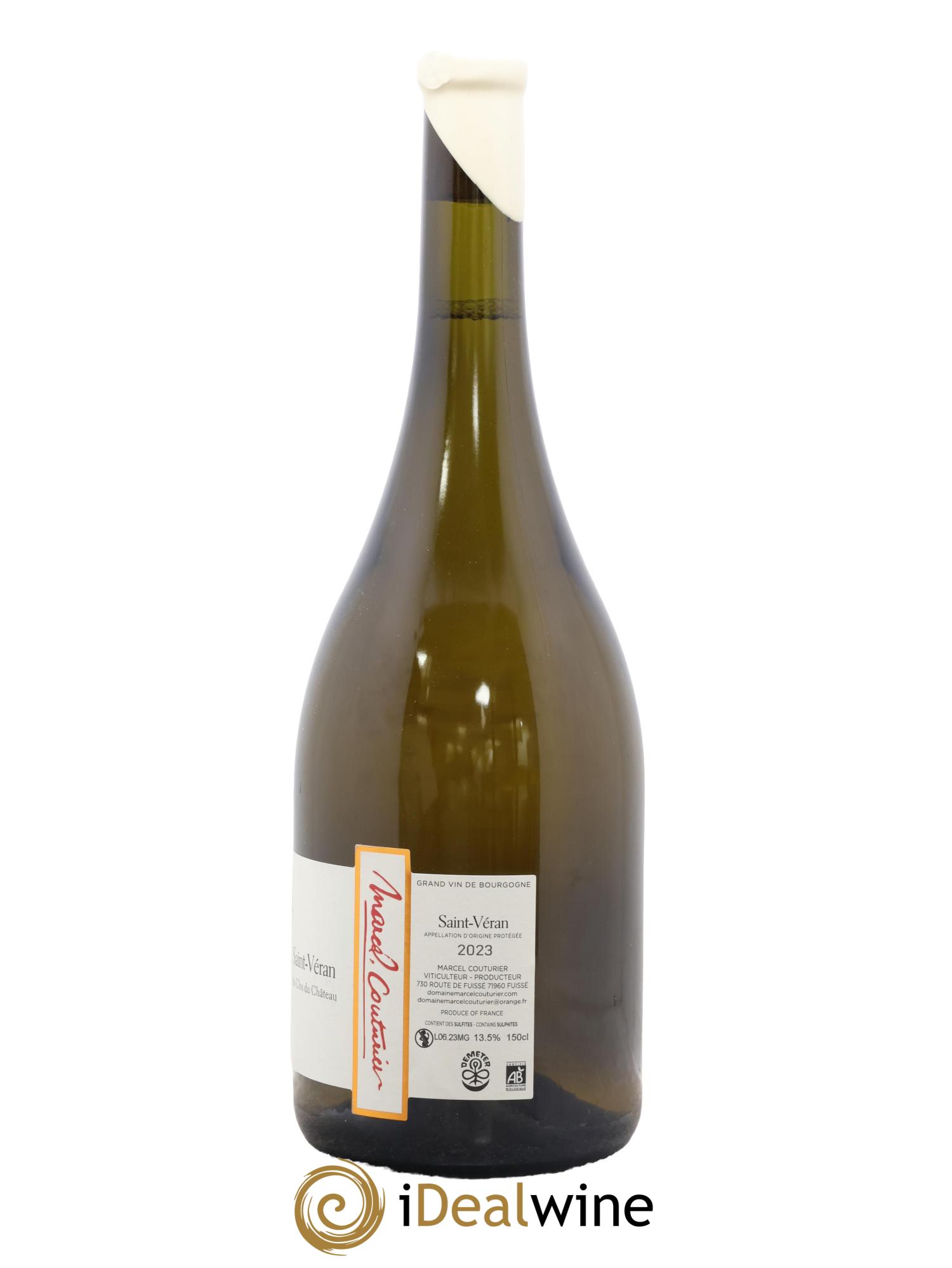 Saint-Véran Clos Du Château Marcel Couturier 2023 - Lot of 1 magnum - 1