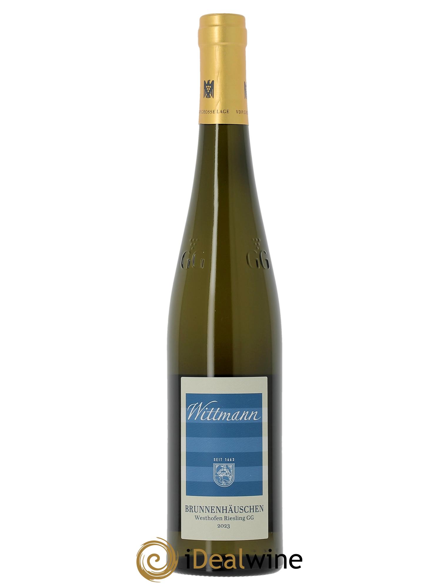 Riesling Wittmann GG Westhofen Brunnenhäuschen Riesling  2023 - Lot de 1 bouteille - 0