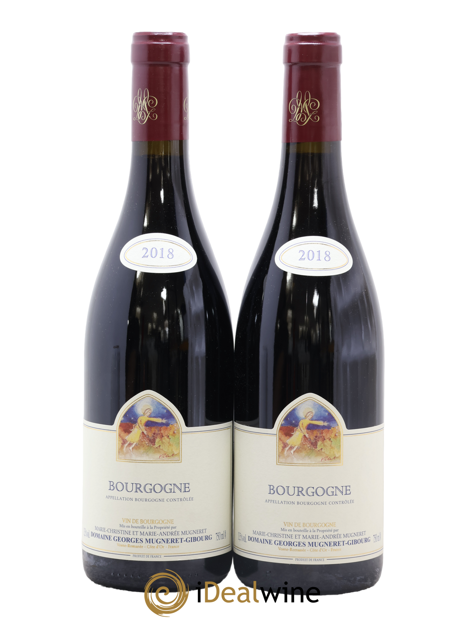 Bourgogne Mugneret-Gibourg (Domaine) 2018 - Lot de 2 bouteilles - 0