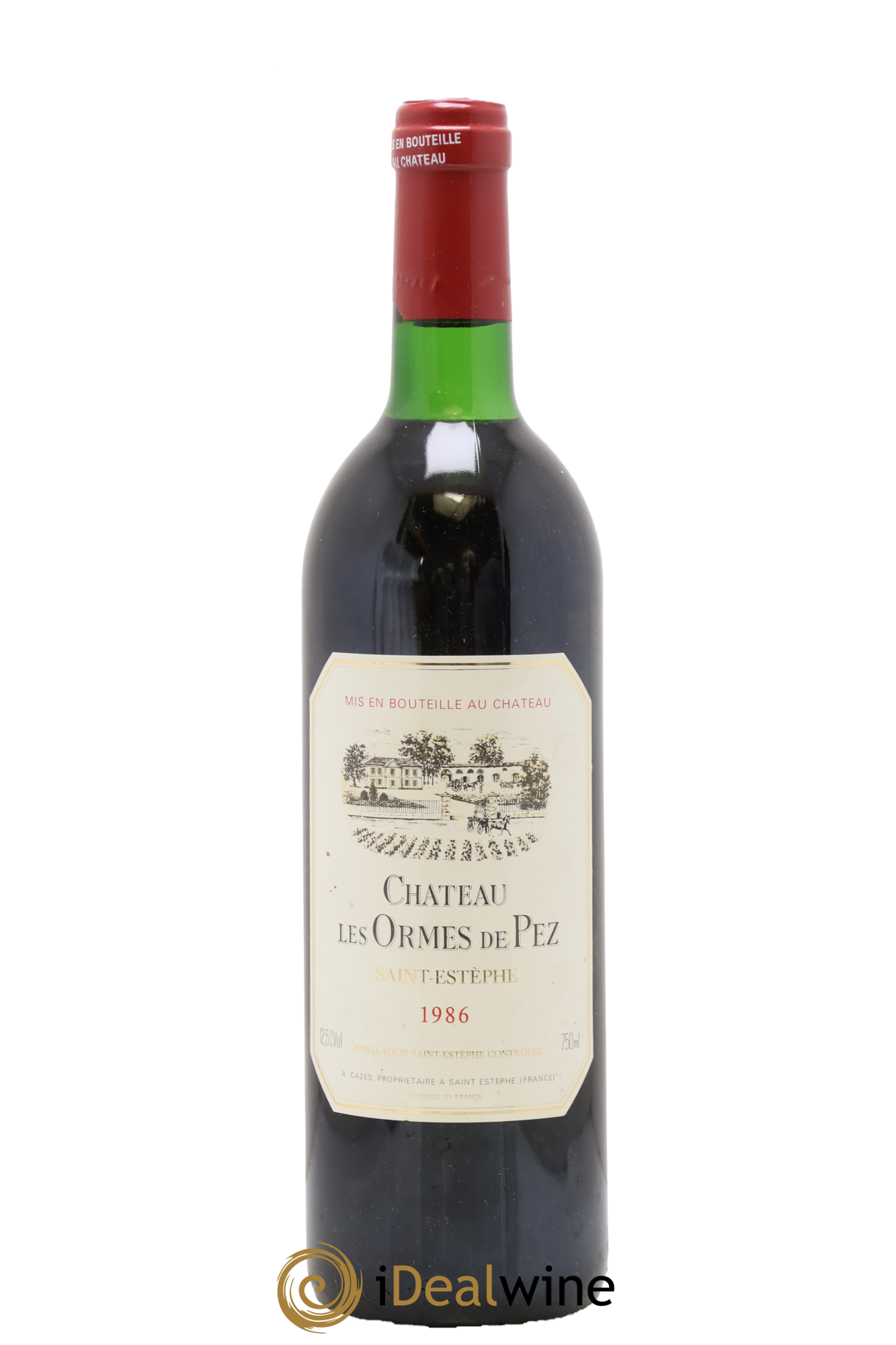 Château les Ormes de Pez 1986 - Posten von 1 Flasche - 0