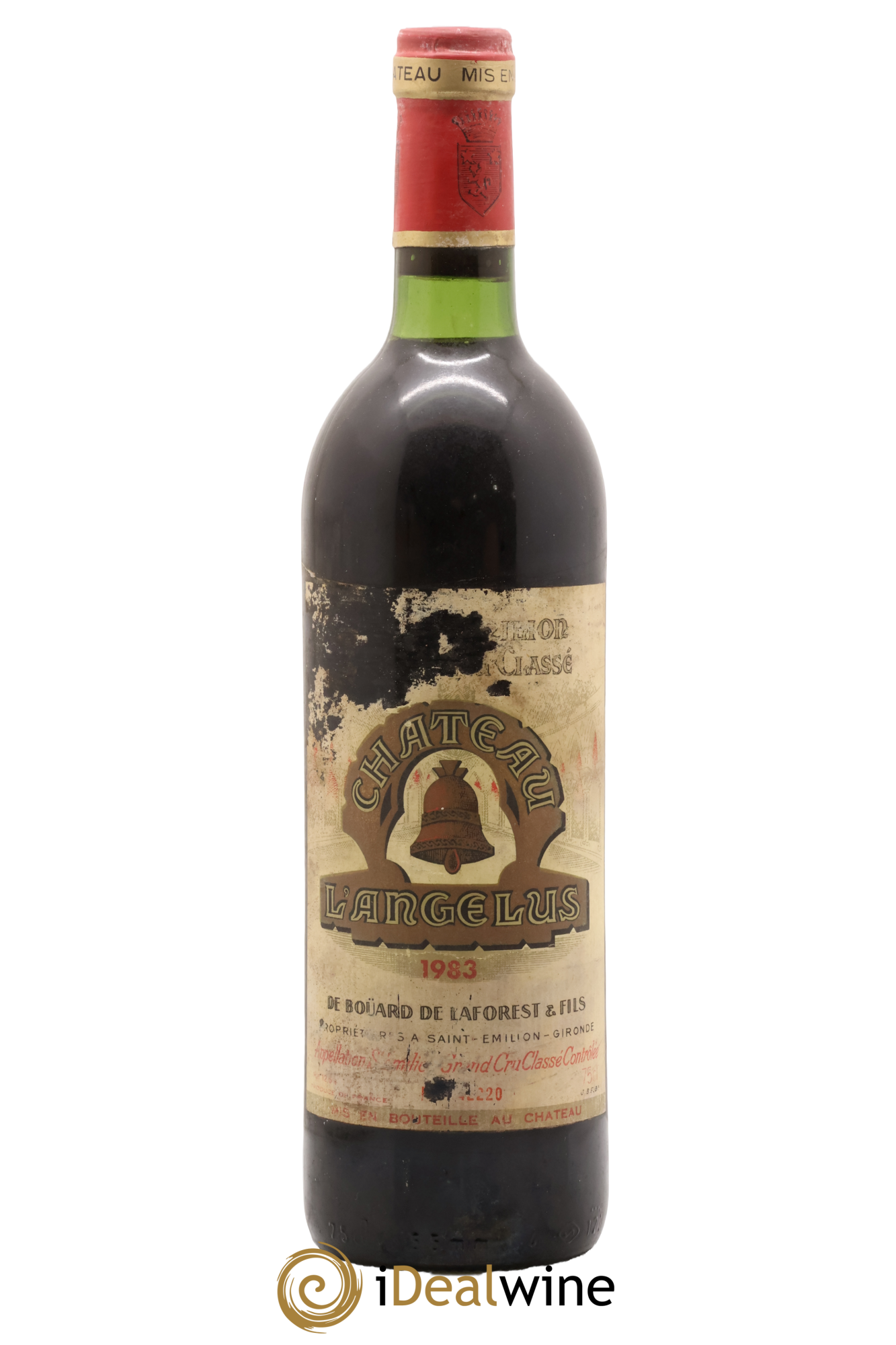 Château Angélus 1er Grand Cru Classé A 1983 - Lot de 1 bouteille - 0