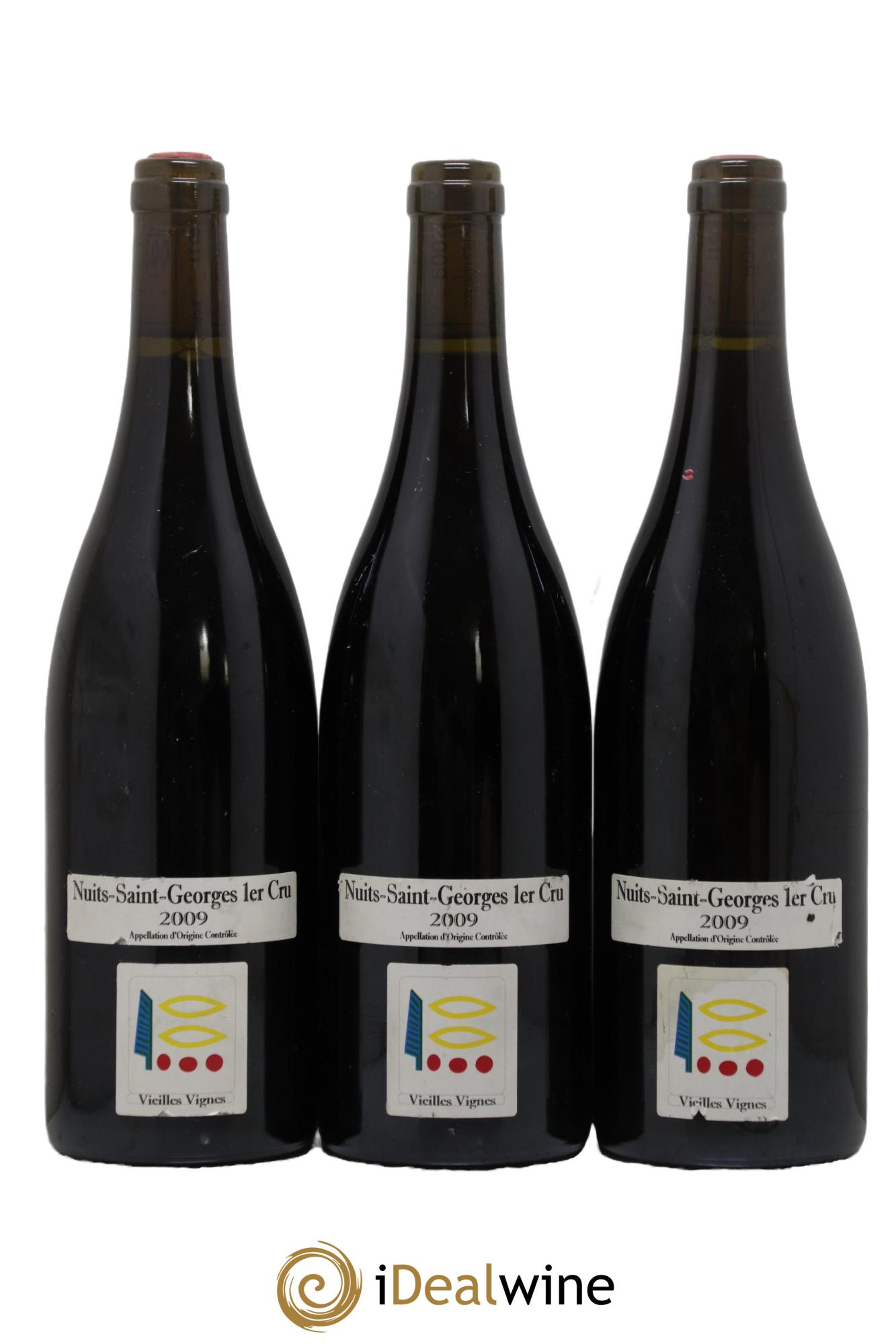 Nuits-Saint-Georges 1er Cru Vieilles Vignes Prieuré Roch 2009 - Lot of 3 bottles - 0