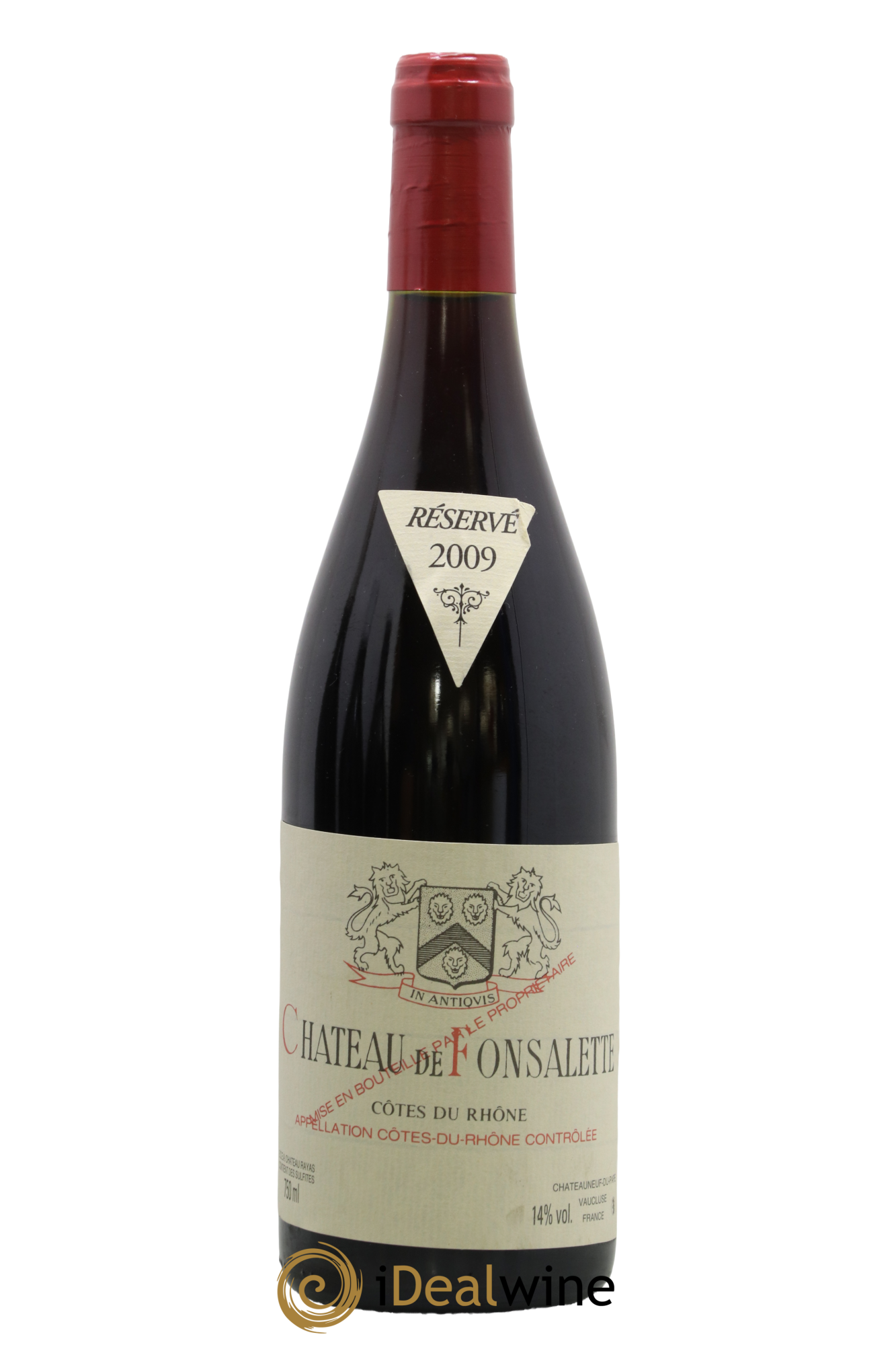 Côtes-du-Rhône Château de Fonsalette Emmanuel Reynaud 2009 - Lot de 1 bouteille - 0