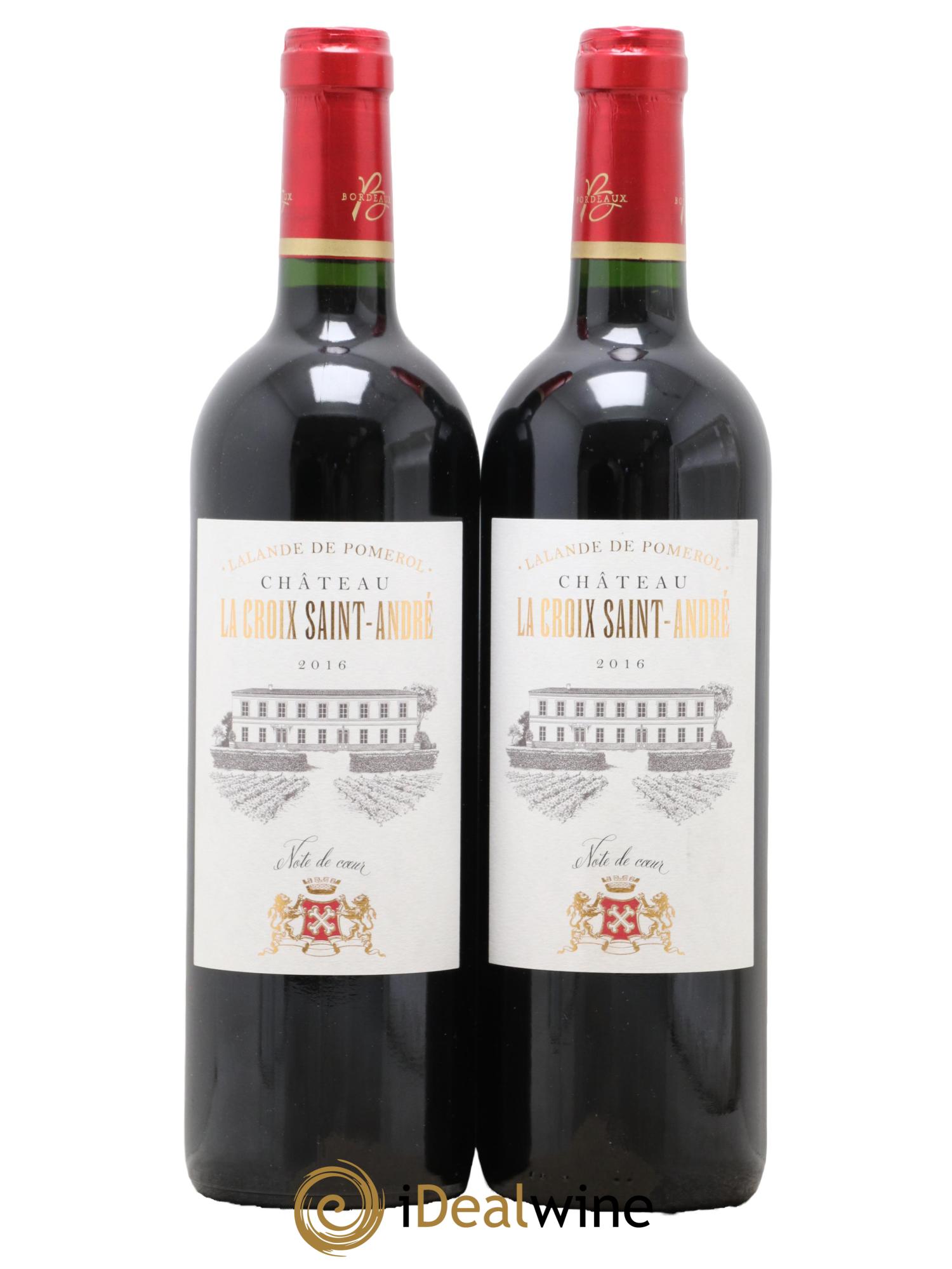 Château La Croix Saint André 2016 - Lot de 2 bouteilles - 0