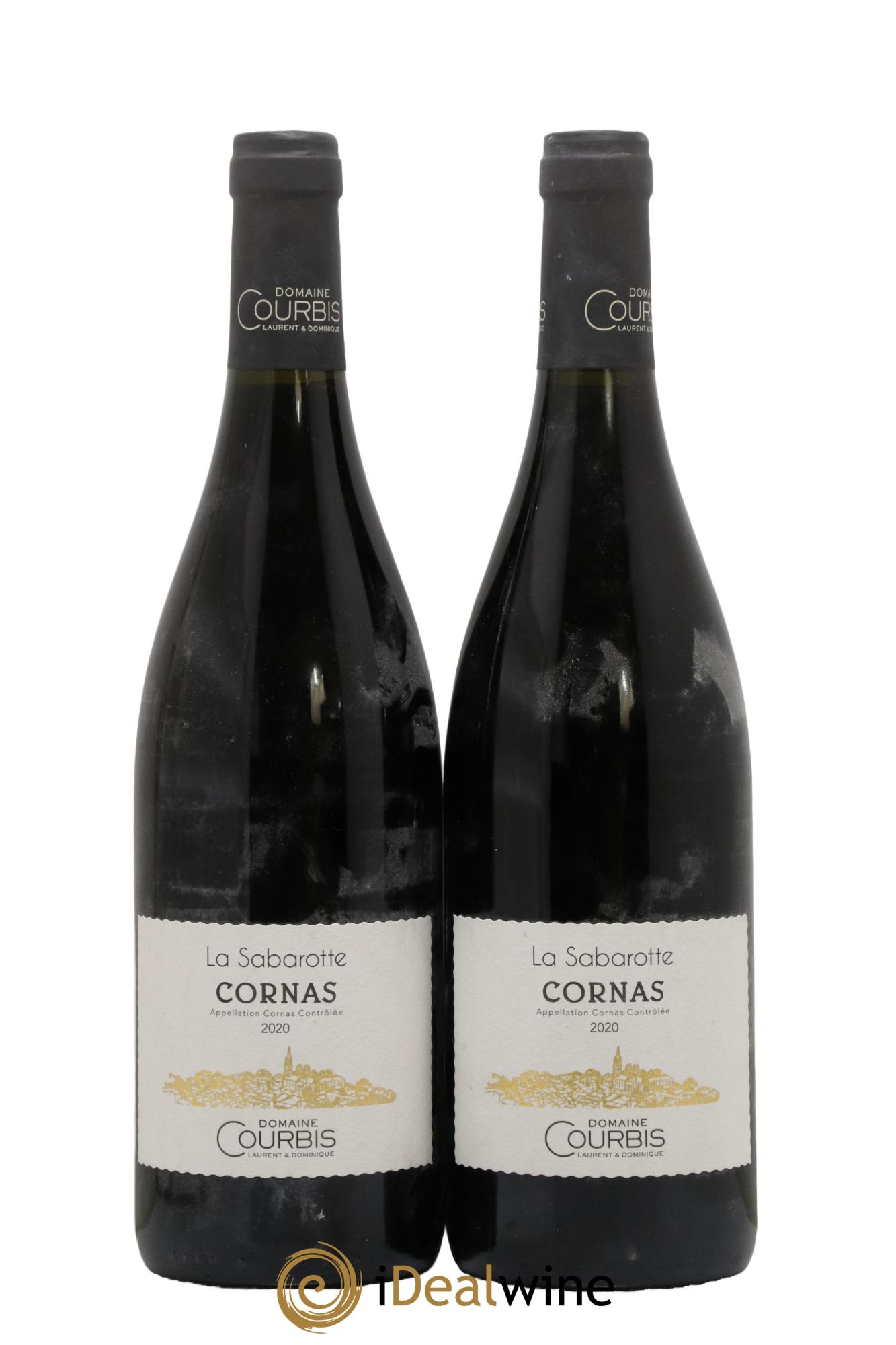 Cornas La Sabarotte Courbis 2020 - Lot of 2 bottles - 0
