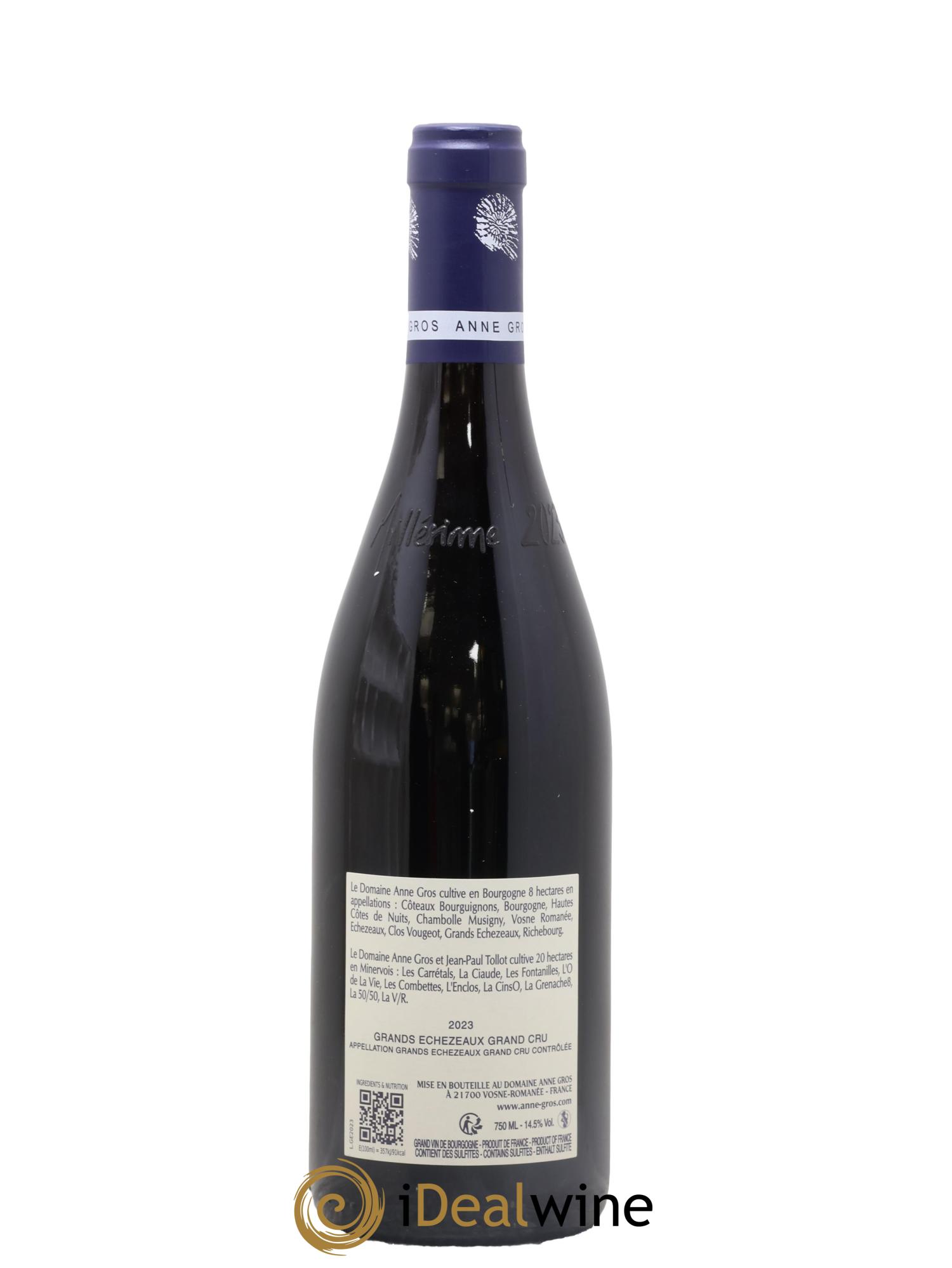 Grands-Echezeaux Grand Cru Anne Gros 2023 - Lot of 1 bottle - 1