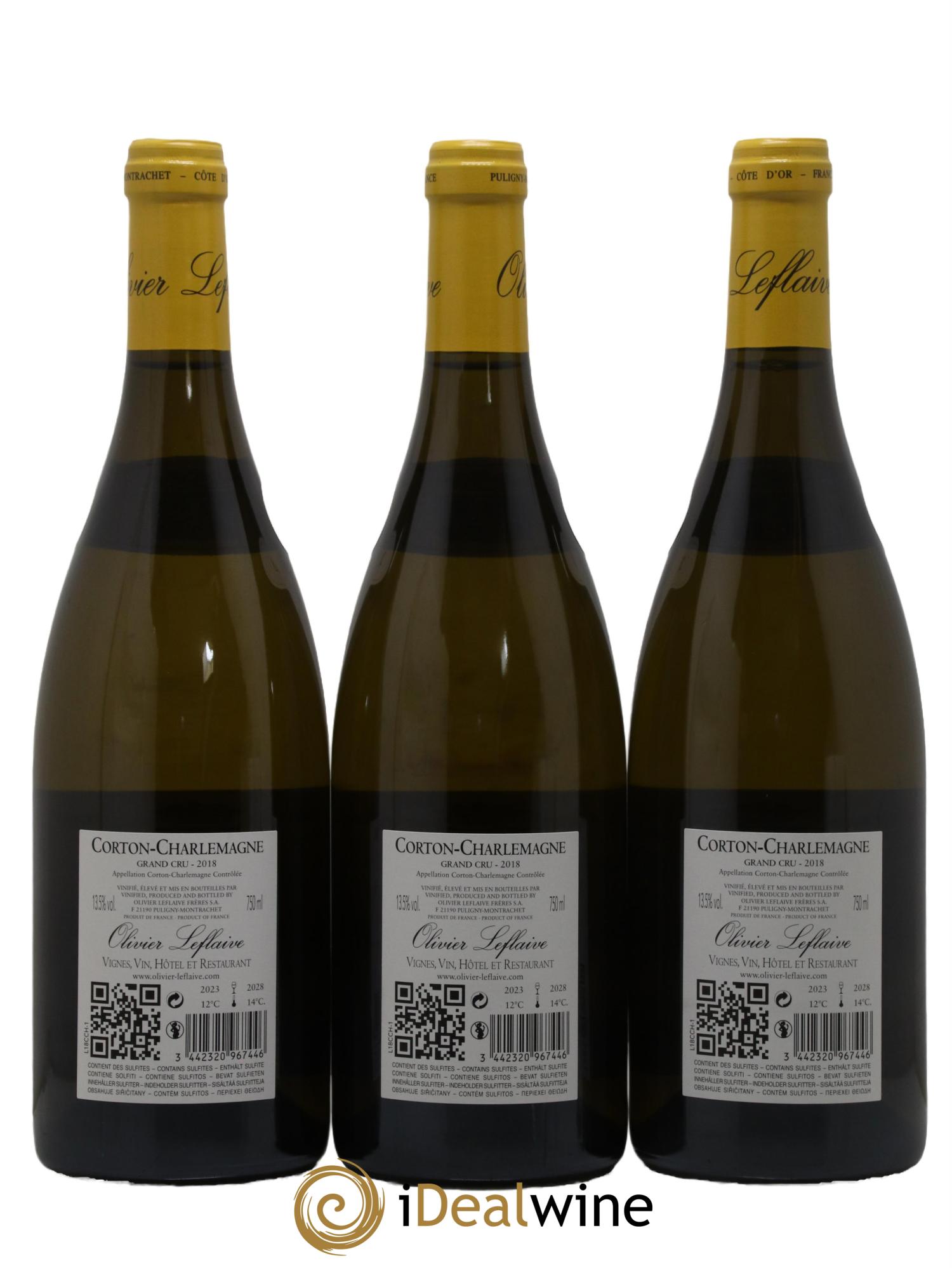 Corton-Charlemagne Grand Cru Olivier Leflaive 2018 - Lot de 6 bouteilles - 4
