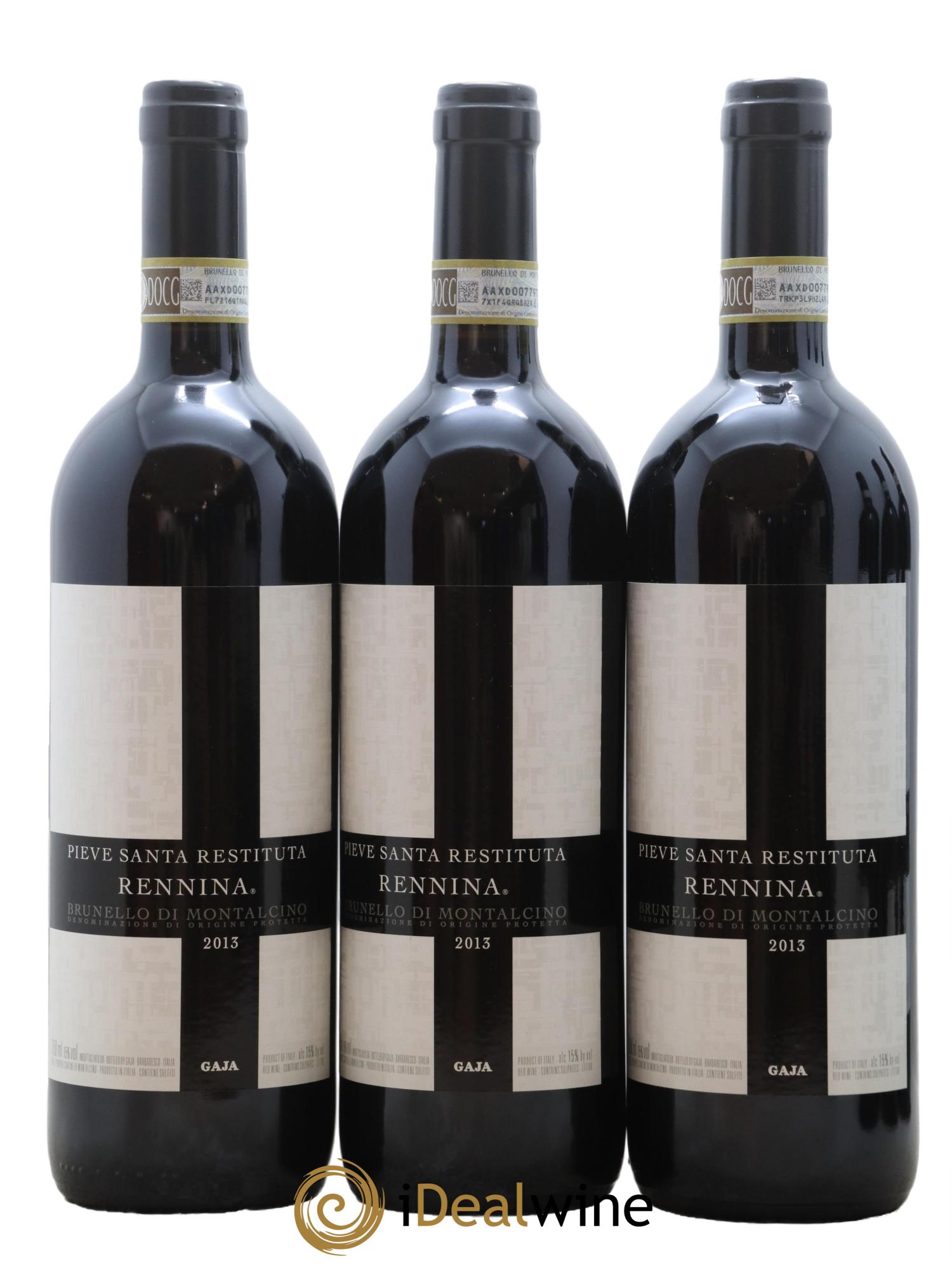Brunello di Montalcino DOCG Pieve Santa Restituta - Rennina Angelo Gaja 2013 - Posten von 6 Flaschen - 1