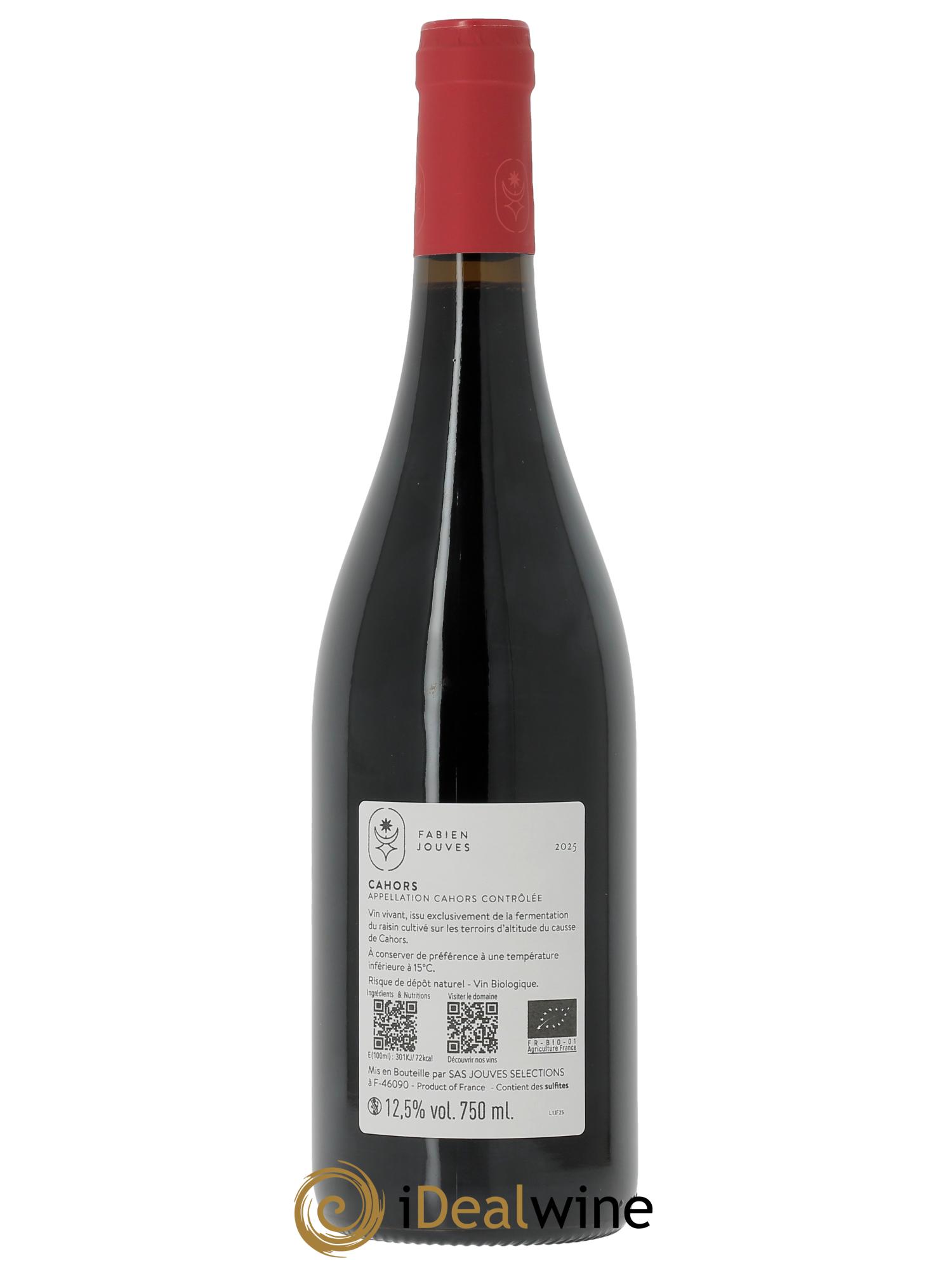 Cahors Jour Fruit (Anciennement Haute Côt(e) de Fruit) Fabien Jouves  2025 - Lot de 1 bouteille - 1