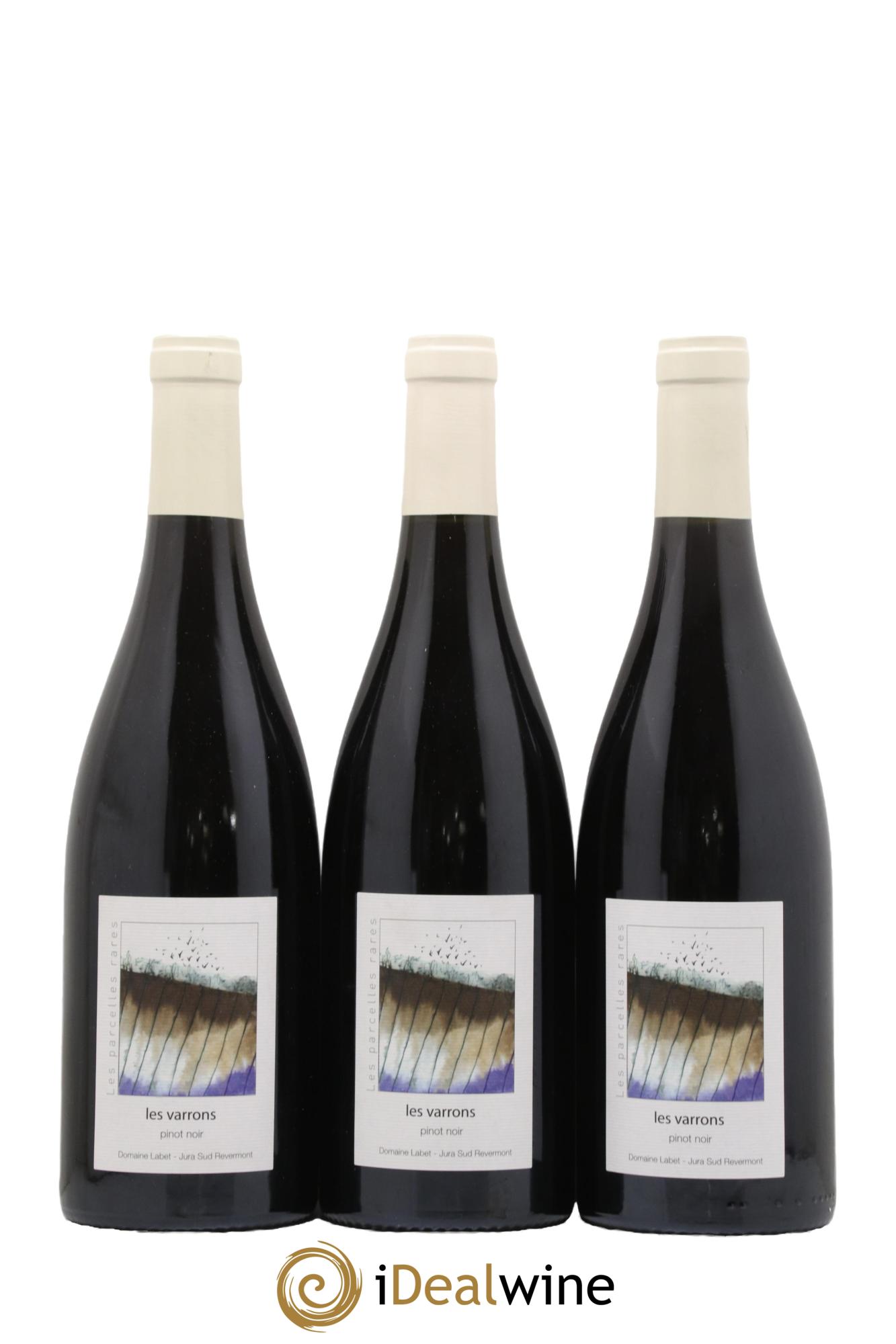 Côtes du Jura Pinot Noir Les Varrons Sélection Massale Romain - Julien - Charline Labet 2021 - Lot de 3 bouteilles - 0