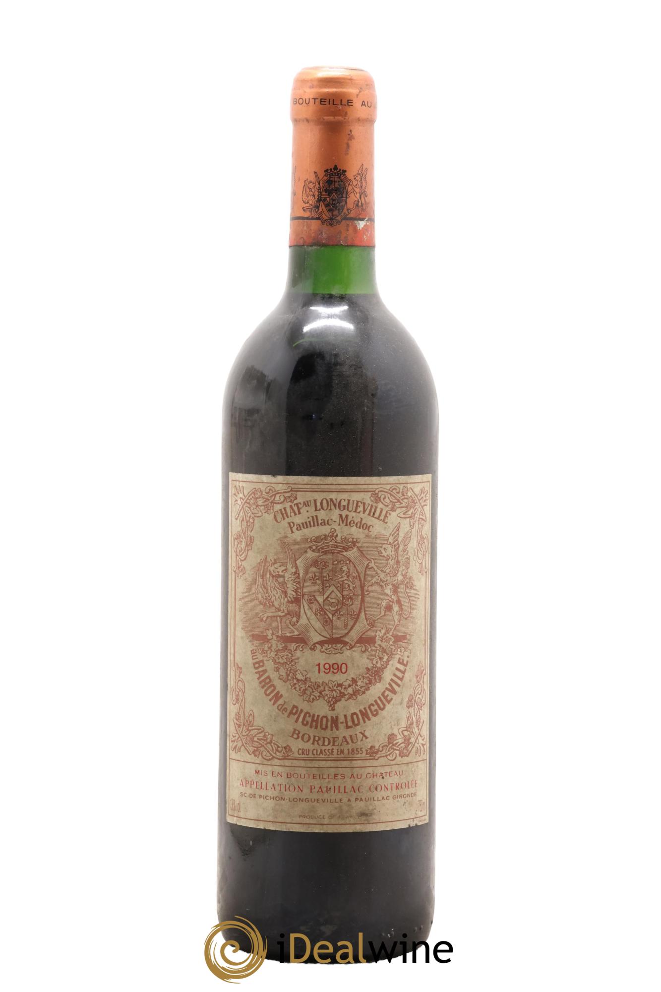 Pichon Longueville Baron 2ème Grand Cru Classé 1990 - Lot de 1 bouteille - 0