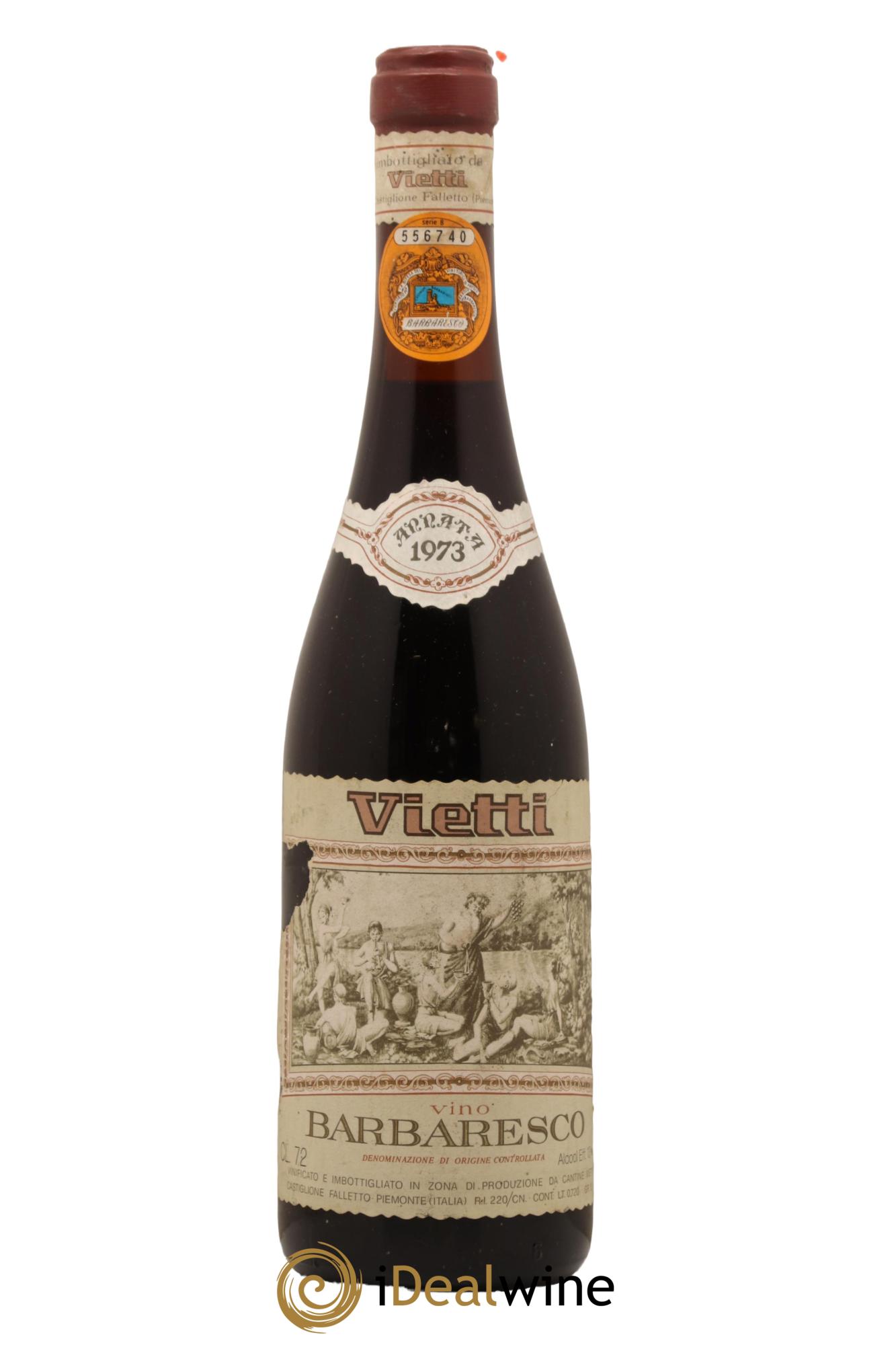 Barbaresco DOCG Vietti 1973 - Lot de 1 bouteille - 0