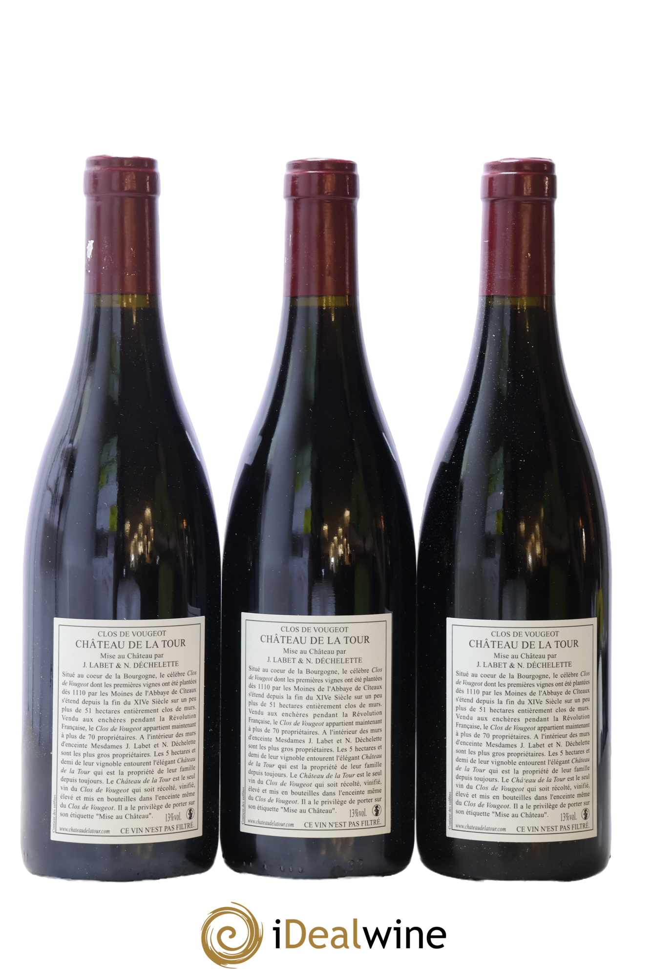 Clos de Vougeot Grand Cru Vieilles Vignes Château de La Tour 2007 - Lotto di 6 bottiglie - 4