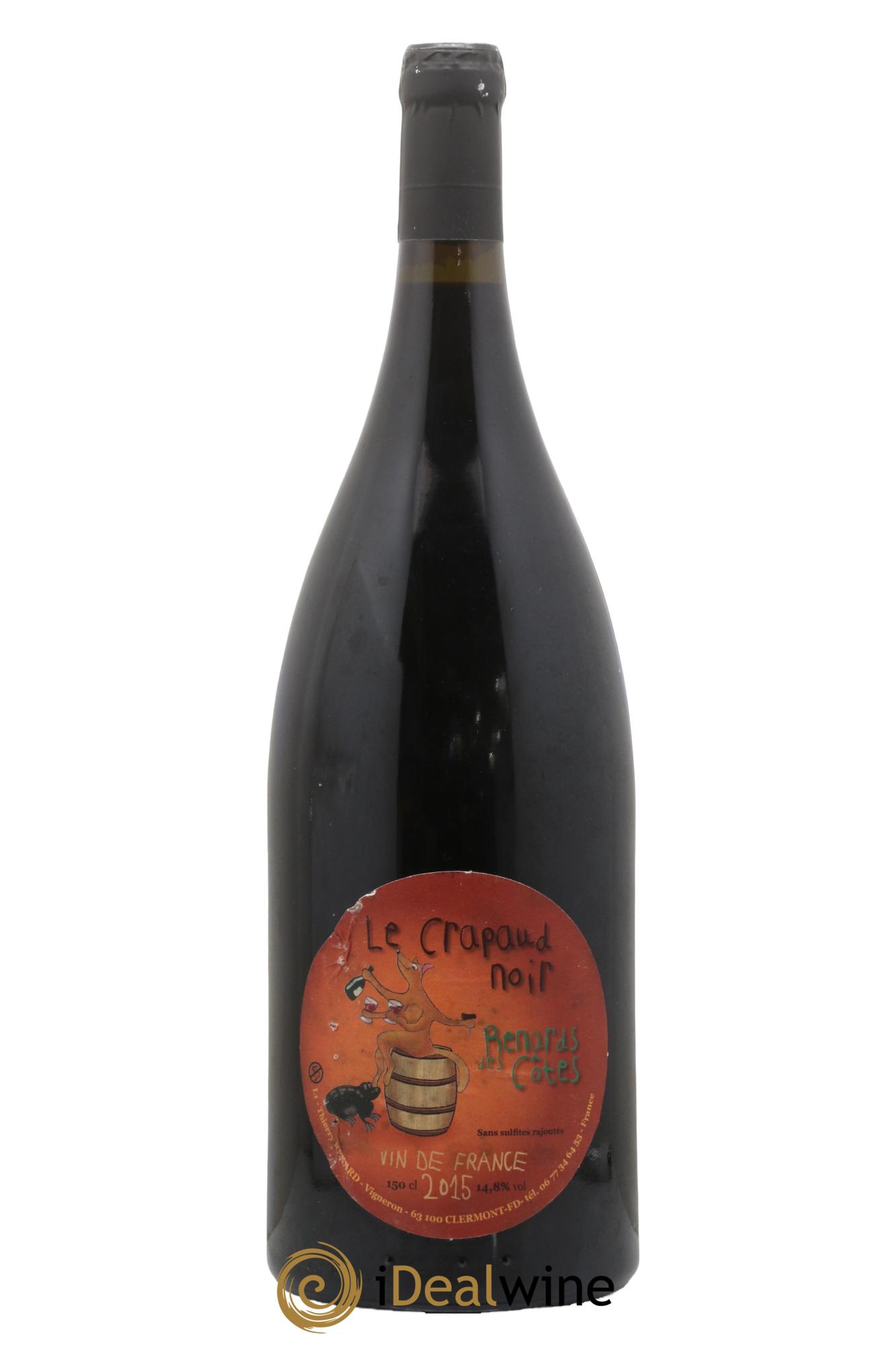 Vin de France Le Crapaud Noir Renard des Côtes - Thierry Renard 2015 - Posten von 1 Magnum - 0
