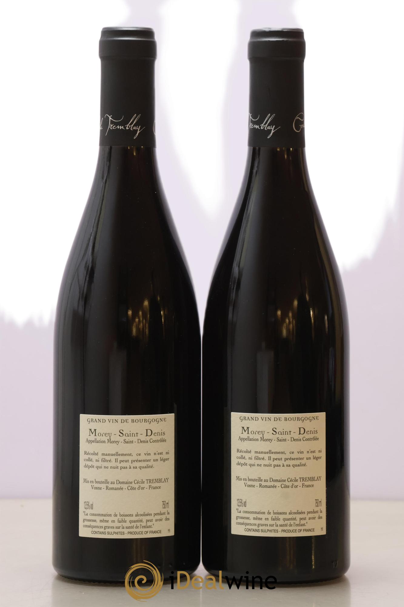 Morey Saint-Denis Très Girard Cécile Tremblay 2022 - Lot de 2 bouteilles - 1