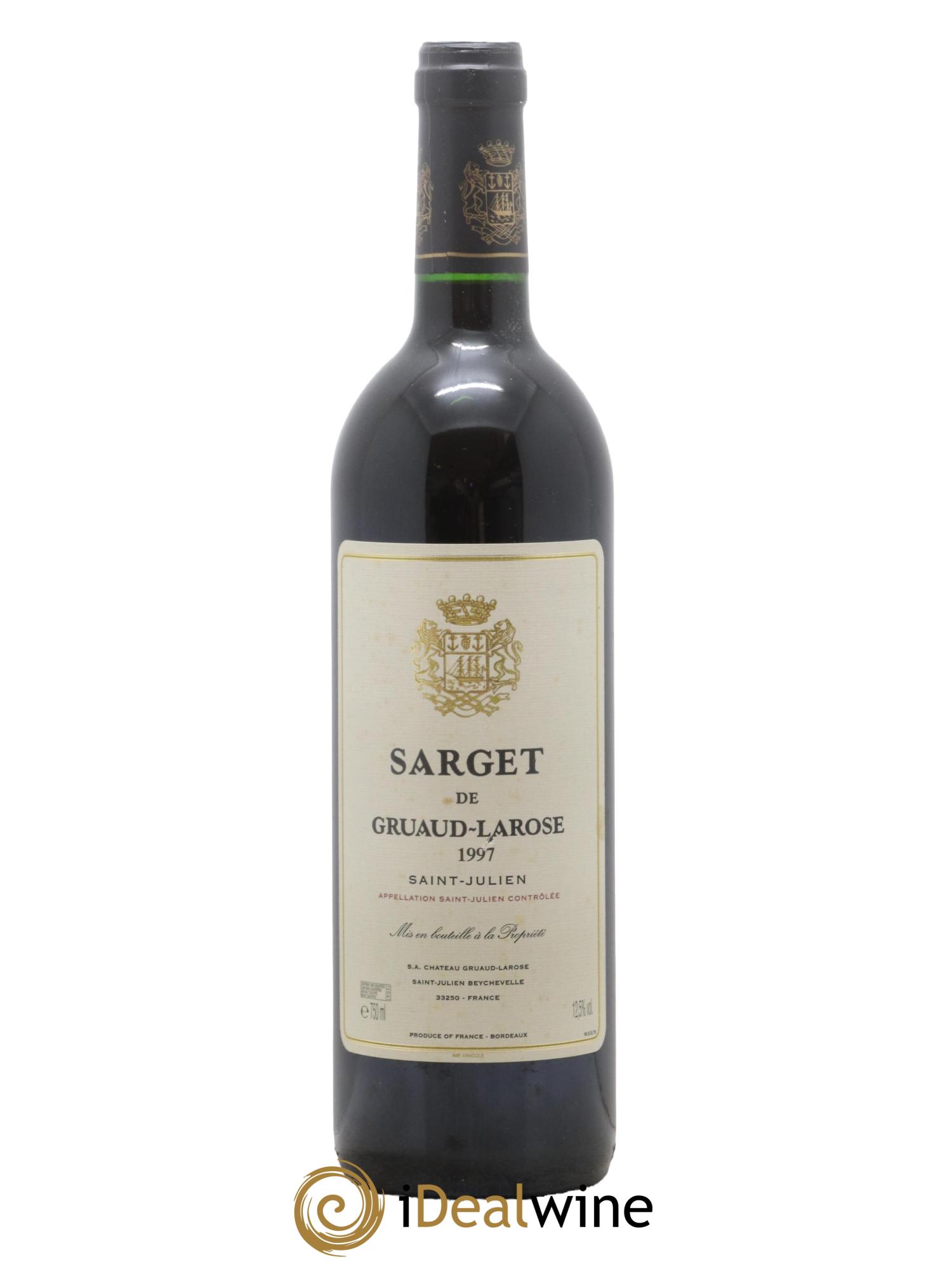 Sarget de Gruaud Larose Second Vin 1997 - Lot de 1 bouteille - 0