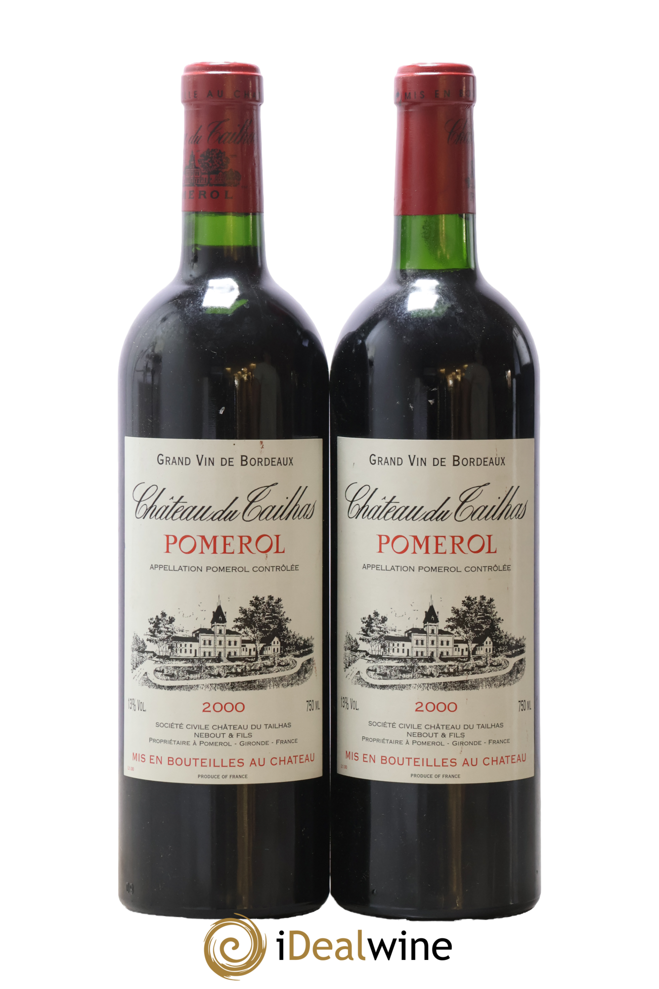 Château du Tailhas 2000 - Lot of 2 bottles - 0