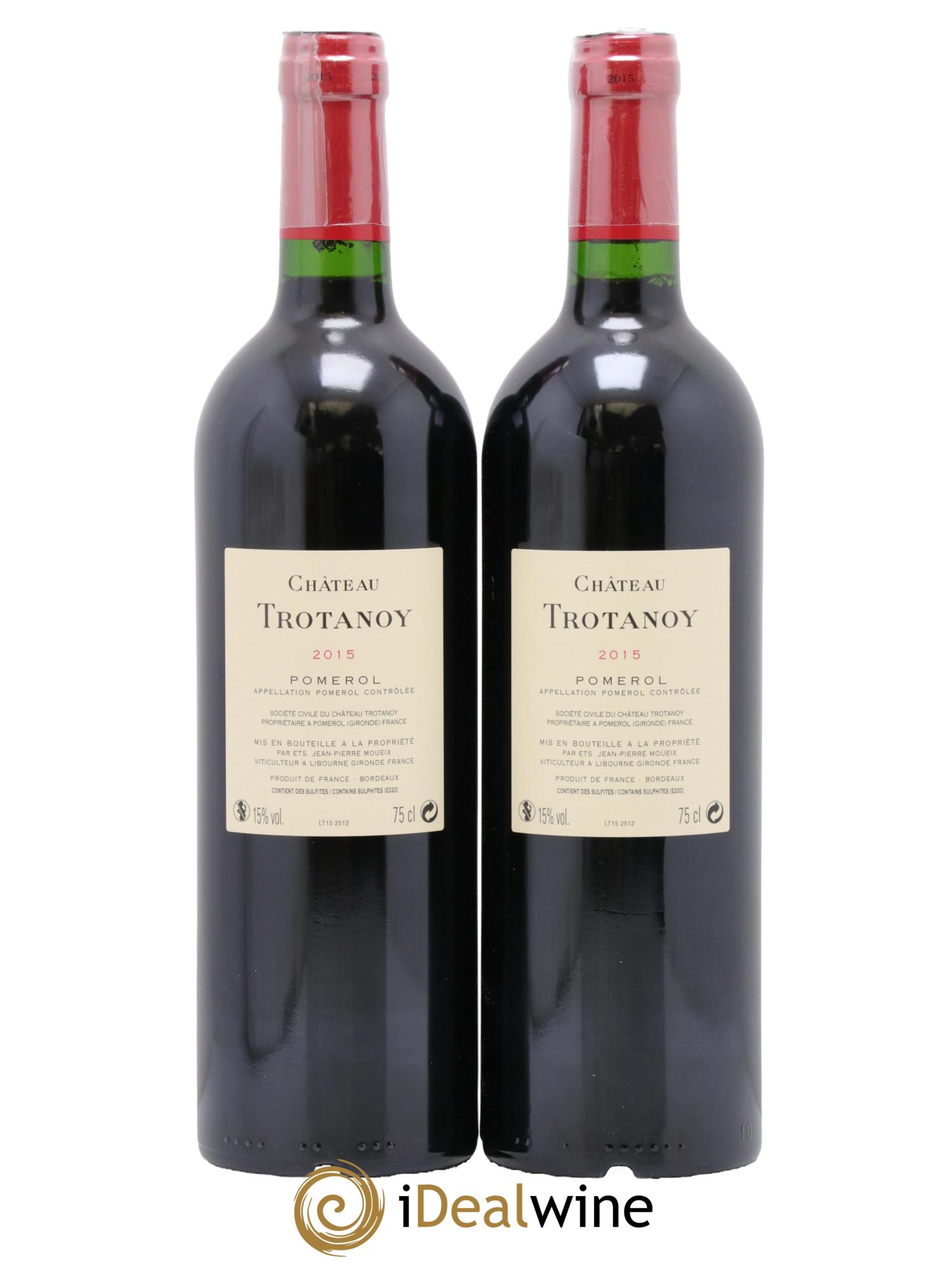 Château Trotanoy 2015 - Lot de 2 bouteilles - 1