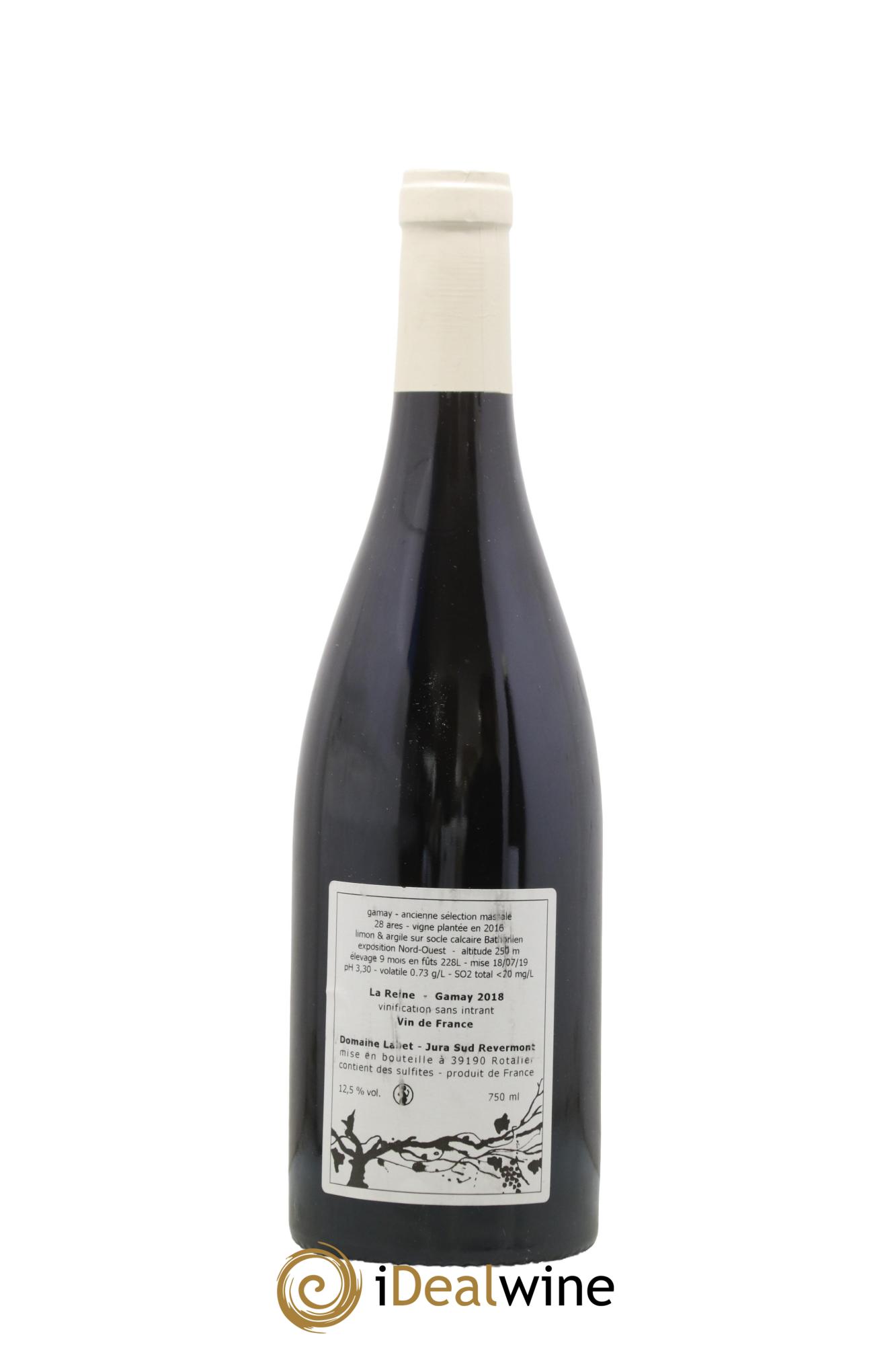 Vin de France Gamay La Reine Labet (Domaine) 2018 - Lotto di 1 bottiglia - 1