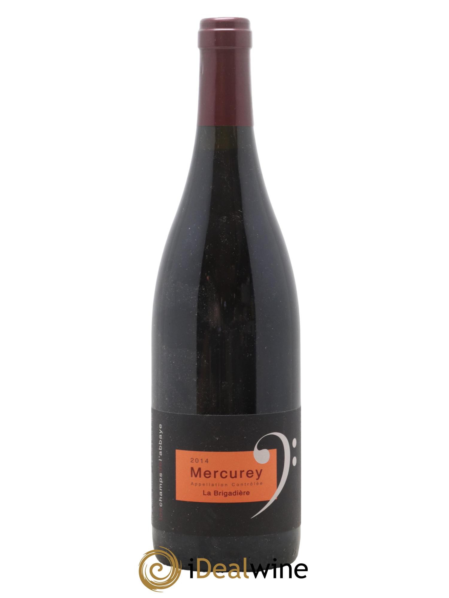 Mercurey La Brigadière Domaine Les Champs de l Abbaye 2014 - Lot de 1 bouteille - 0