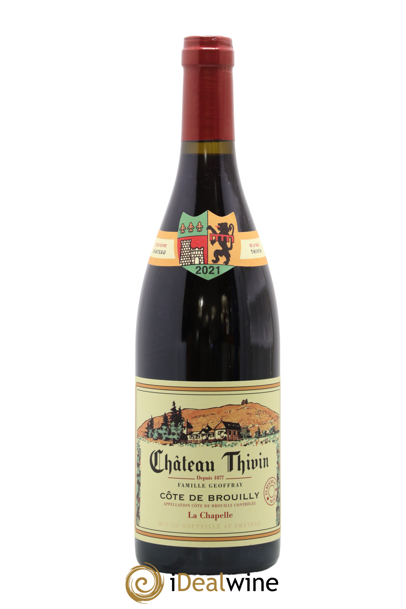 Côte de Brouilly Cuvée La Chapelle Château Thivin 2021 - Lot de 1 bouteille - 0