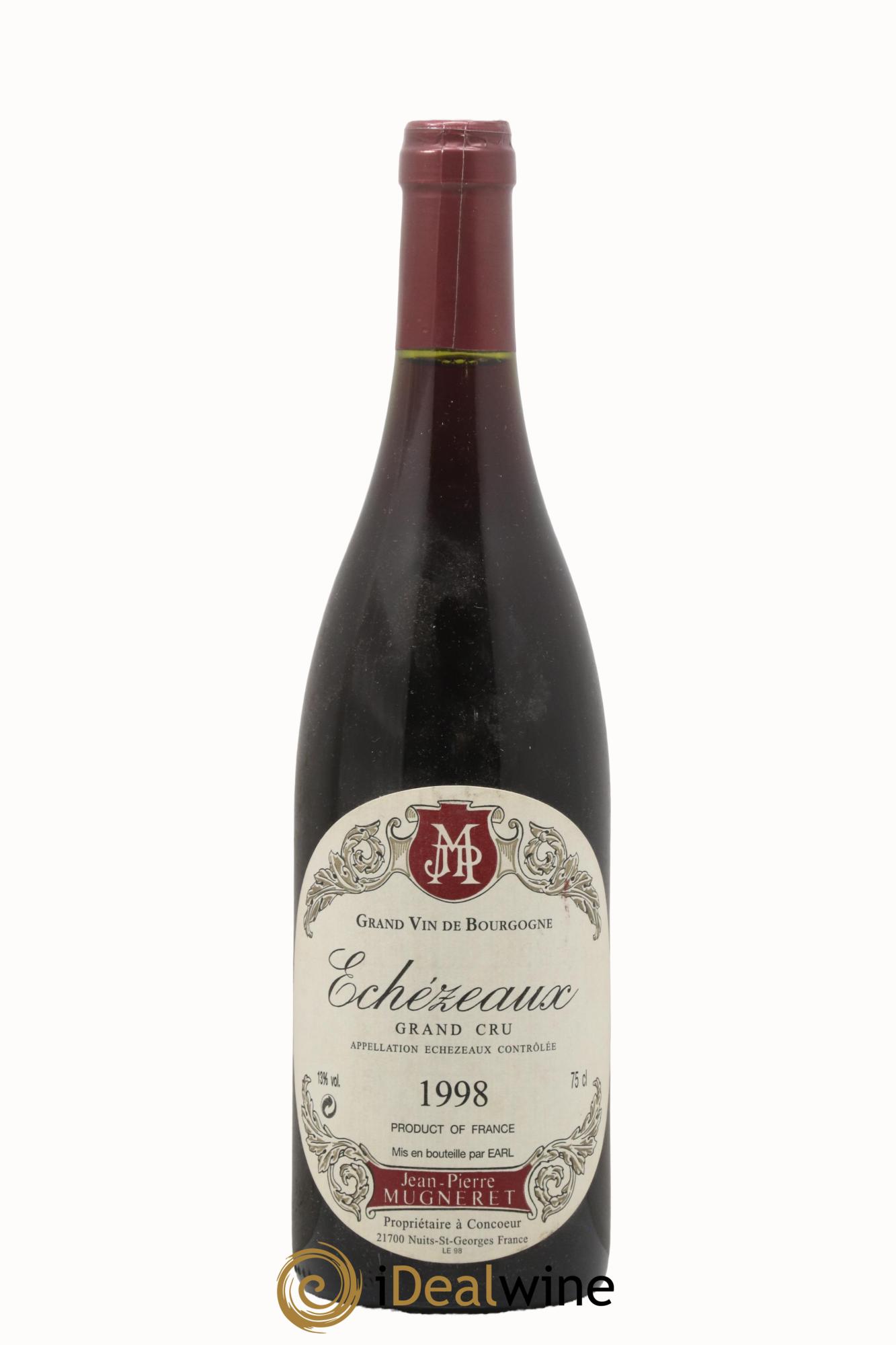 Echezeaux Grand Cru Domaine Jean-Pierre Mugneret 1998 - Posten von 1 Flasche - 0