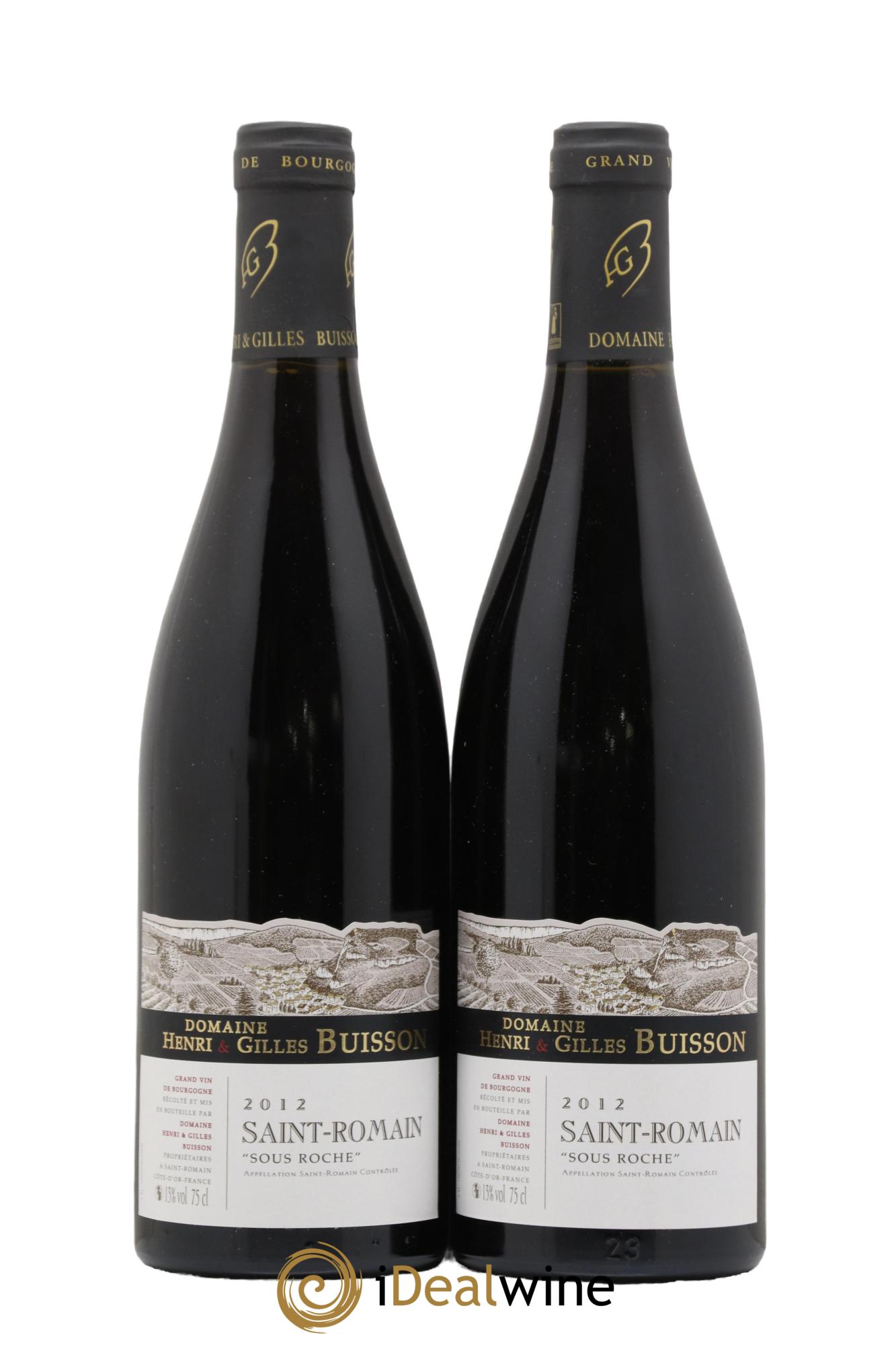 Saint-Romain Sous Roche Henri et Gilles Buisson (Domaine) 2012 - Lot de 2 bouteilles - 0