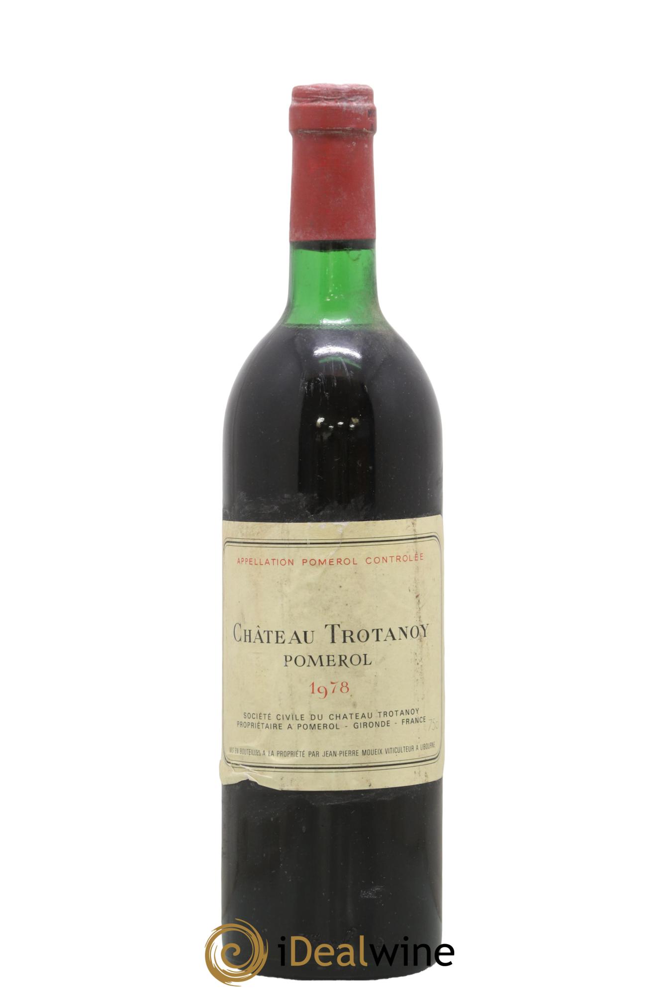 Château Trotanoy 1978 - Lot de 1 bouteille - 0