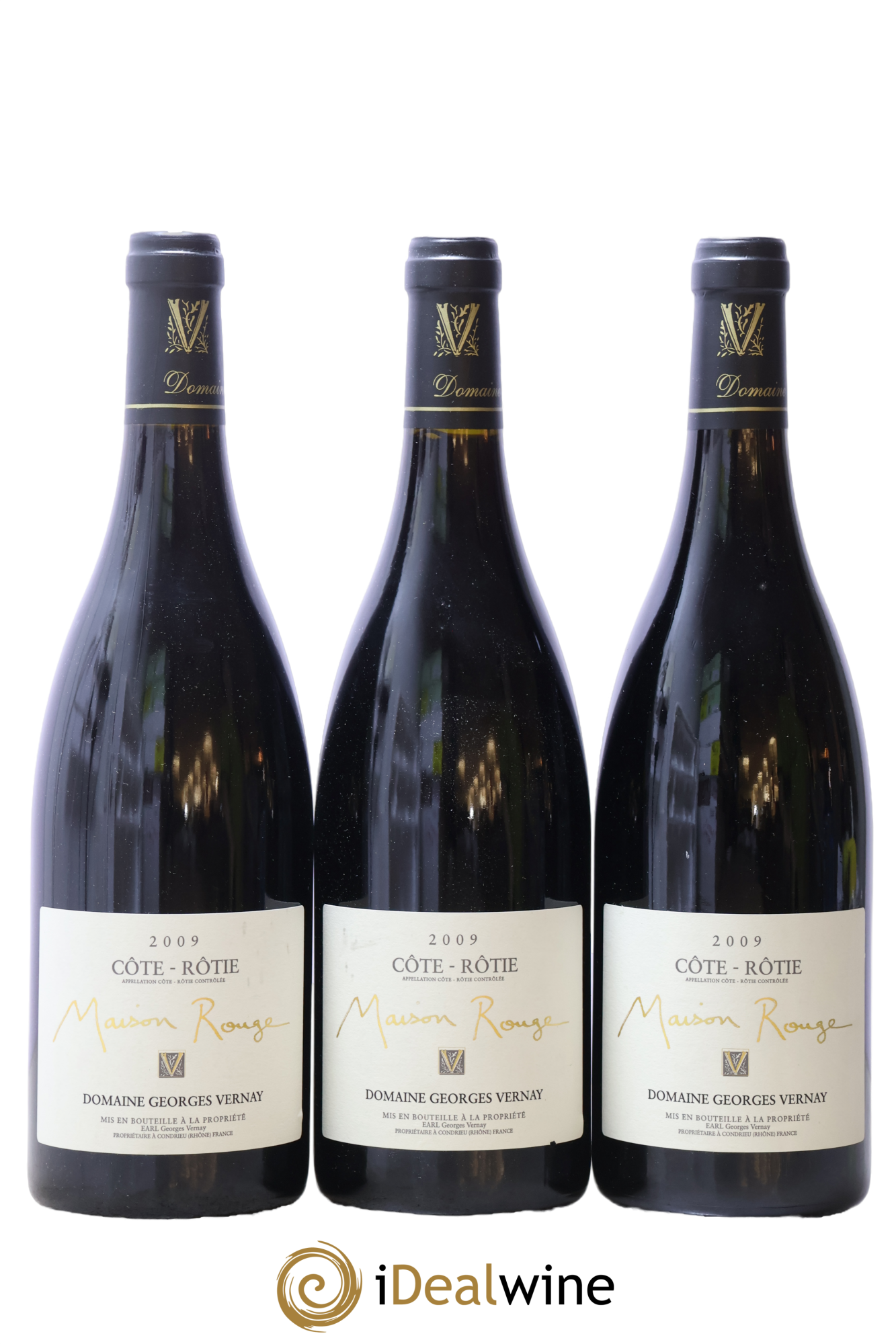 Côte-Rôtie Georges Vernay 2009 - Lot de 3 bouteilles - 0