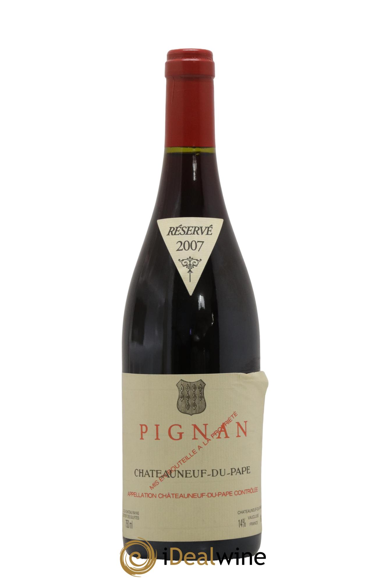 Châteauneuf-du-Pape Pignan Emmanuel Reynaud 2007 - Lot of 1 bottle - 0