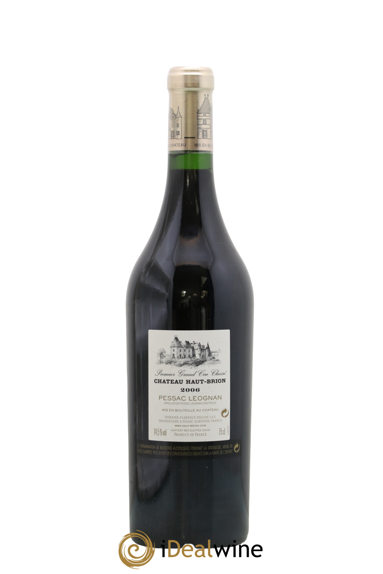 Château Haut Brion 1er Grand Cru Classé 2006 - Lot de 1 bouteille - 1