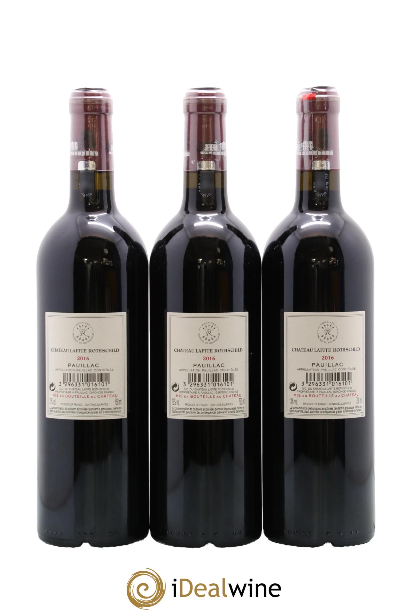 Château Lafite Rothschild 1er Grand Cru Classé 2016 - Posten von 6 Flaschen - 4
