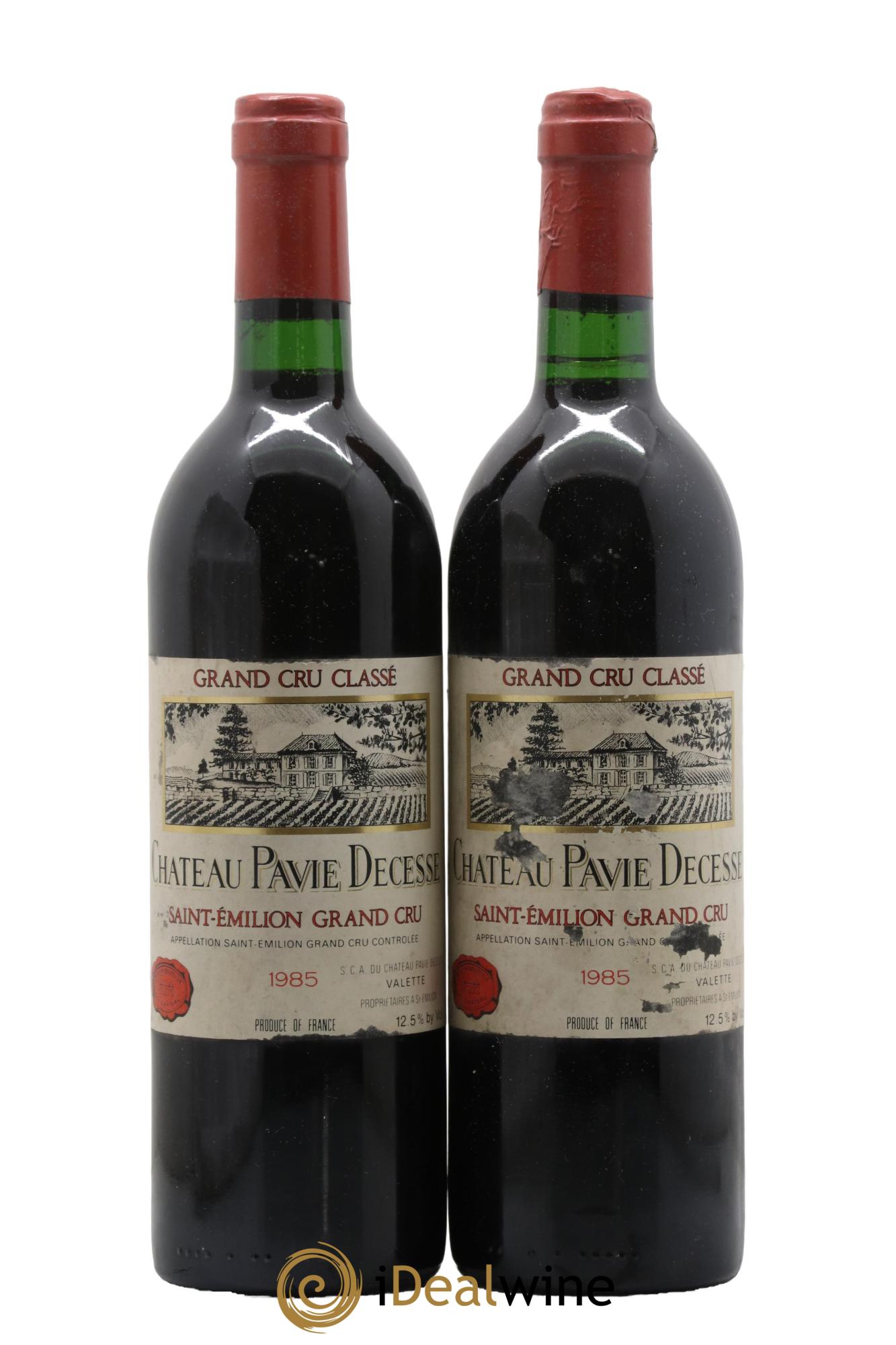 Château Pavie Decesse Grand Cru Classé 1985 - Posten von 2 Flaschen - 0