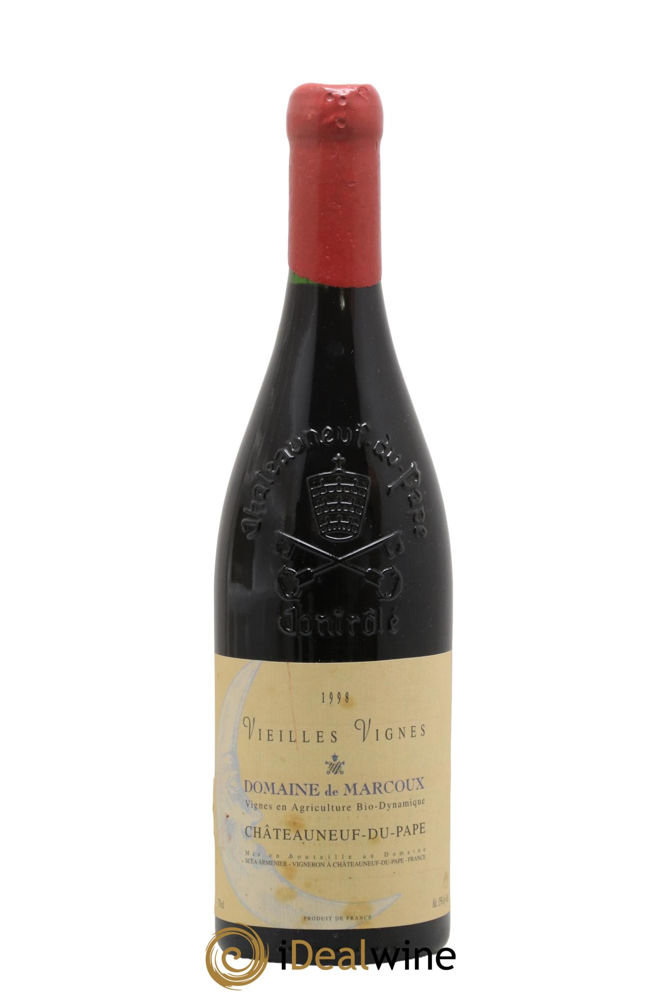 Châteauneuf-du-Pape Vieilles Vignes Marcoux (Domaine de) 1998 - Lot de 1 bouteille - 0