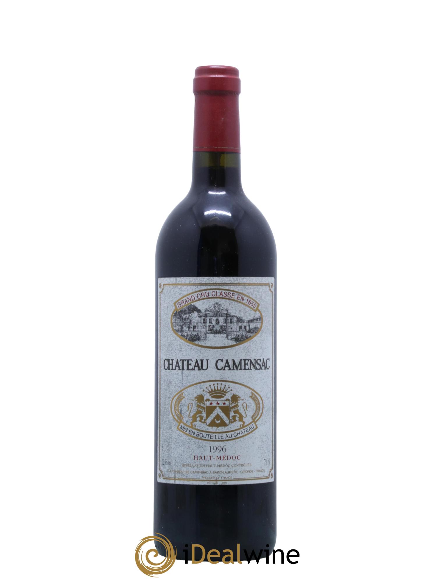 Château Camensac 5ème Grand Cru Classé 1996 - Lot de 1 bouteille - 0