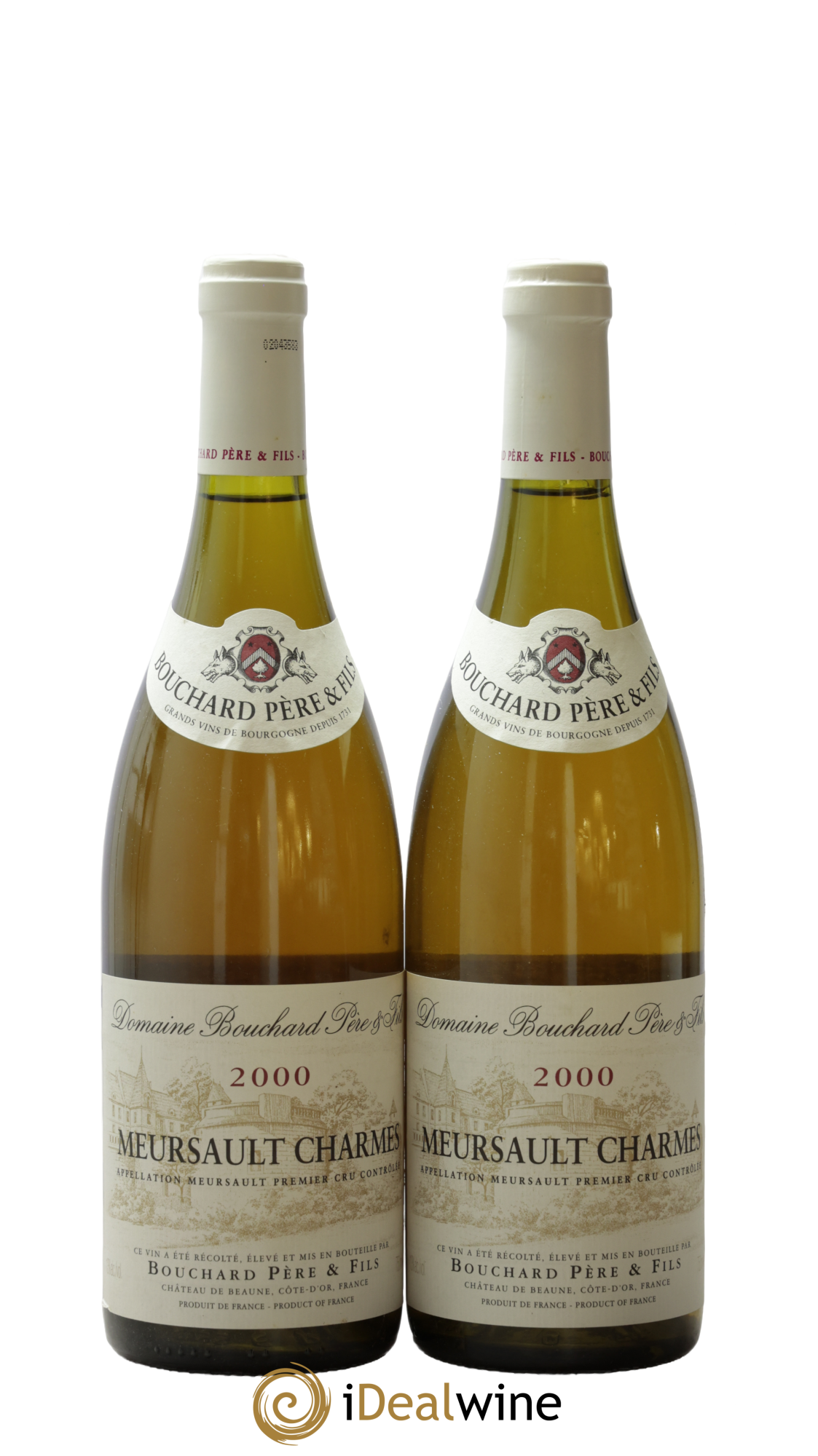 Meursault 1er Cru Charmes Bouchard Père & Fils 2000 - Posten von 2 Flaschen - 0