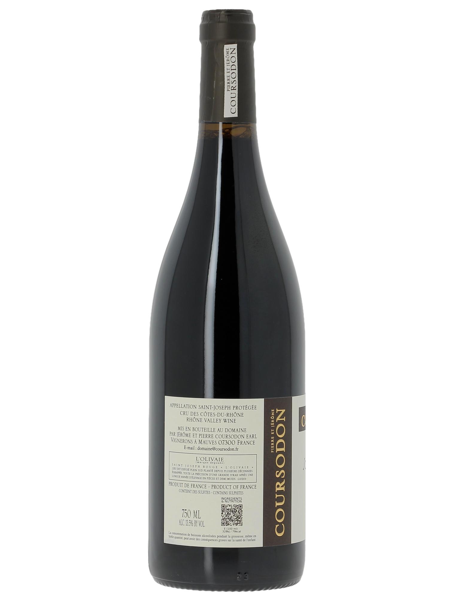Saint-Joseph L'Olivaie Pierre et Jérôme Coursodon 2024 - Lote de 1 botella - 1