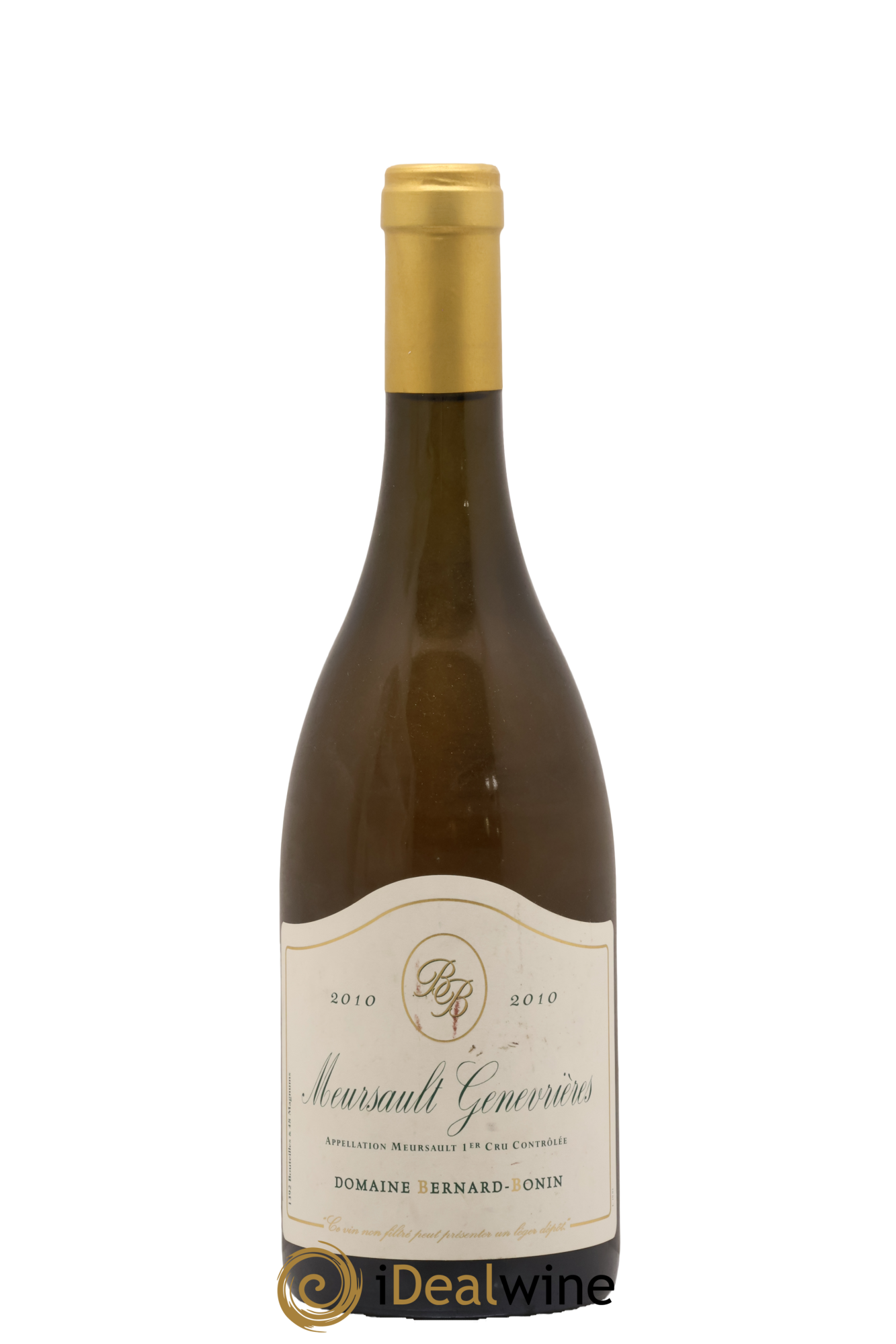 Meursault 1er Cru Les Genevrières Bernard Bonin 2010 - Lot of 1 bottle - 0