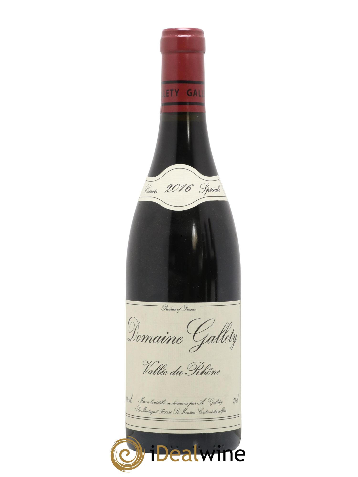Côtes du Vivarais Gallety (Domaine) 2016 - Lot de 1 bouteille - 0