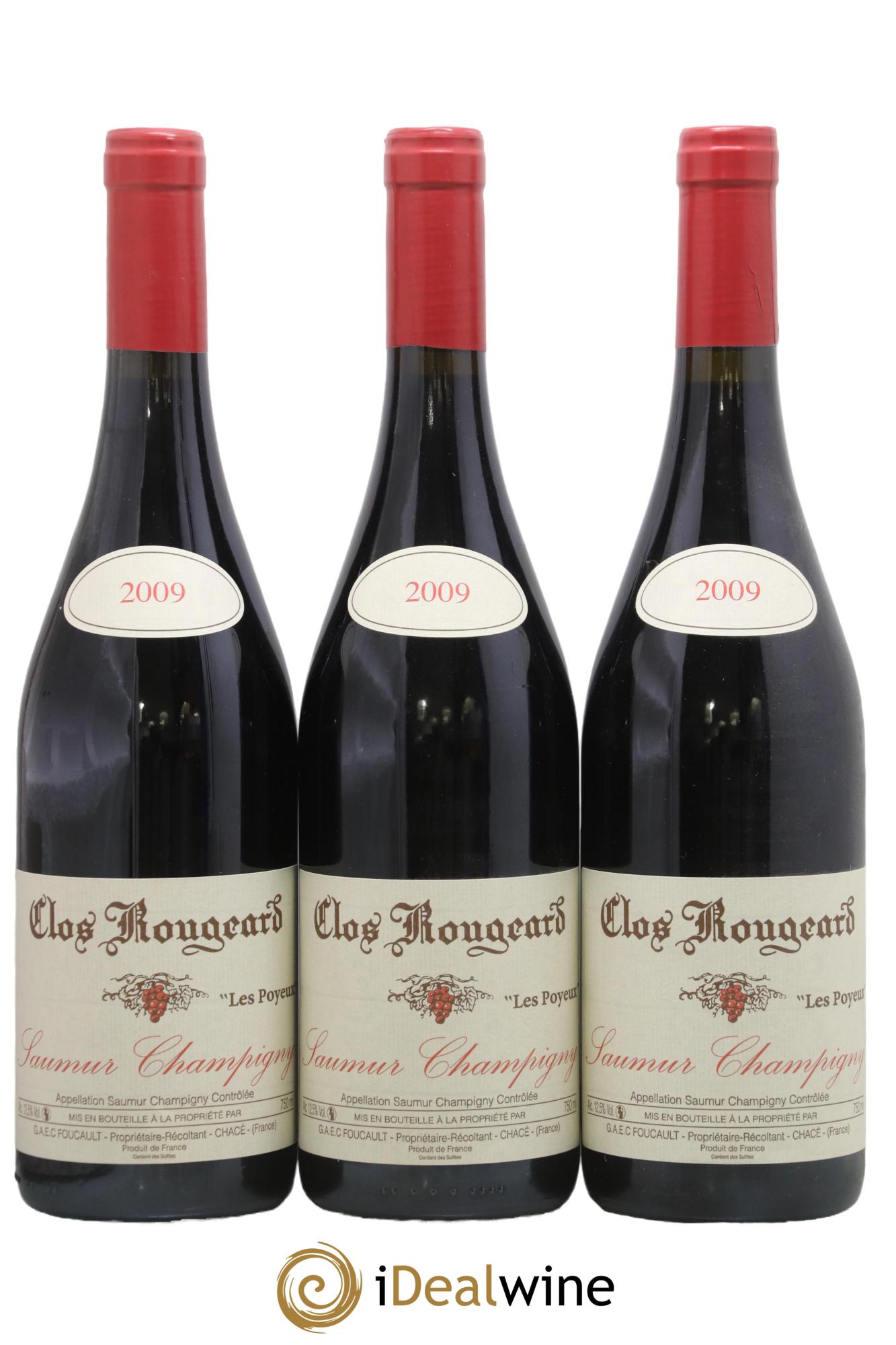 Saumur-Champigny Les Poyeux Clos Rougeard 2009 - Lot de 3 bouteilles - 0