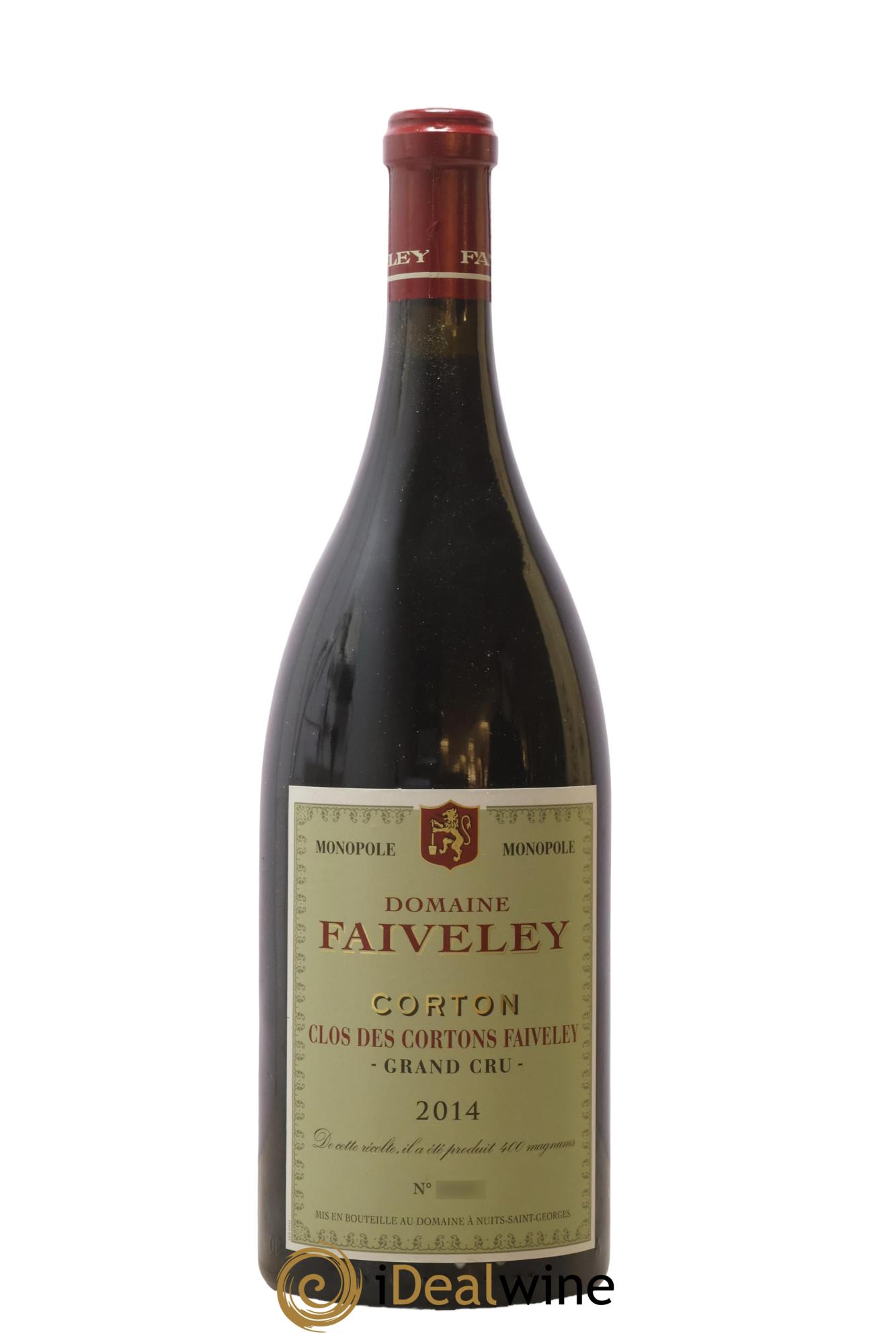 Corton Grand Cru Clos des Cortons Faiveley 2014 - Lot de 1 magnum - 1